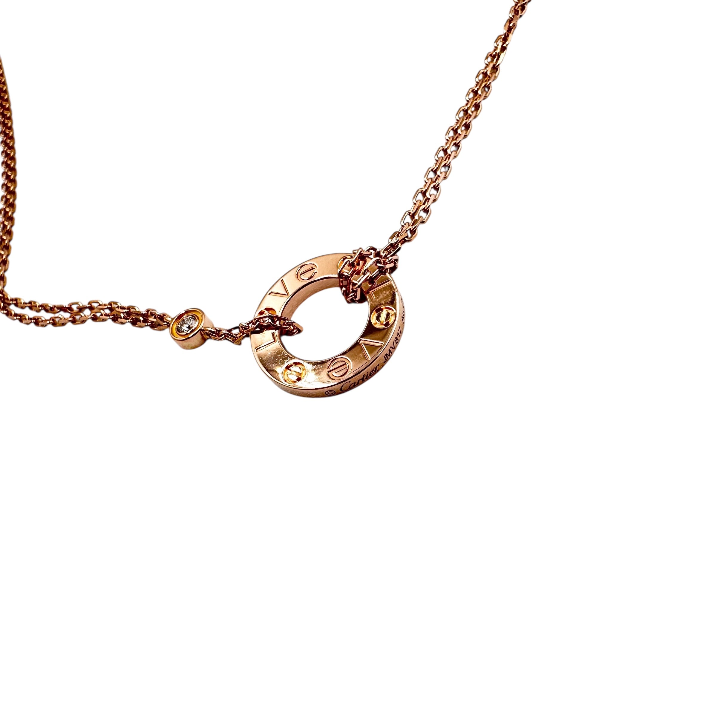 Cartier カルティエ ラブサークル ネックレス