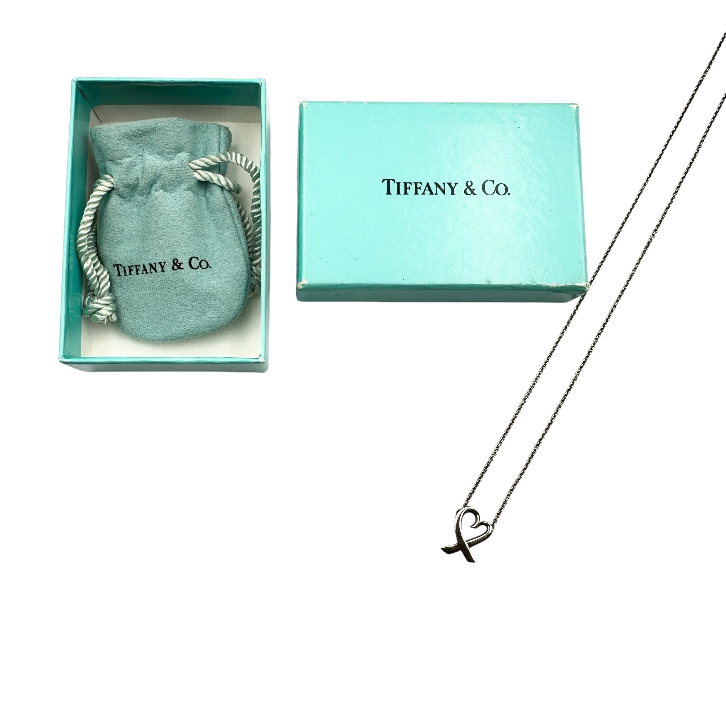 TIFFANY & Co. ティファニー ラビングハート ネックレス