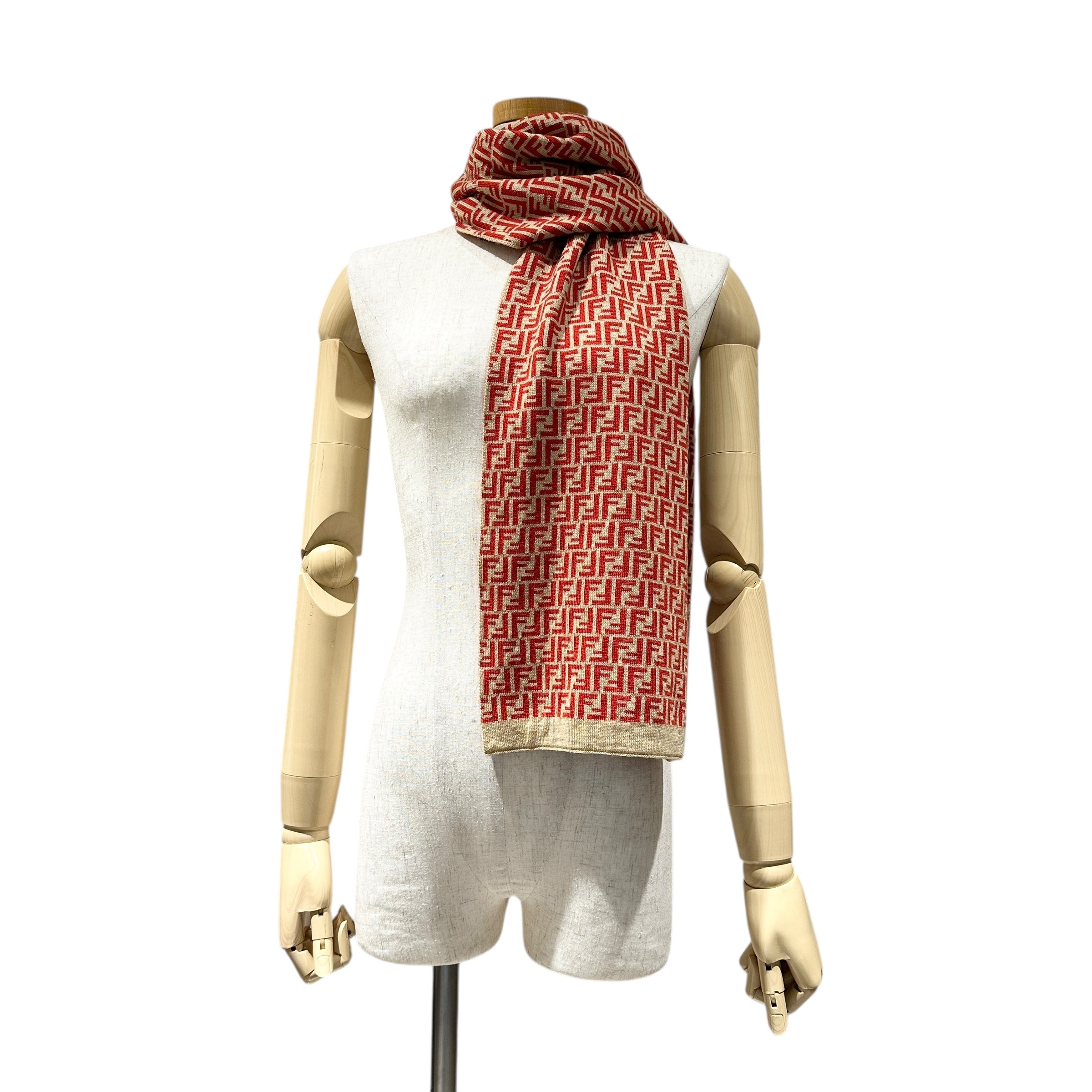 FENDI フェンディ ズッキーノ マフラー