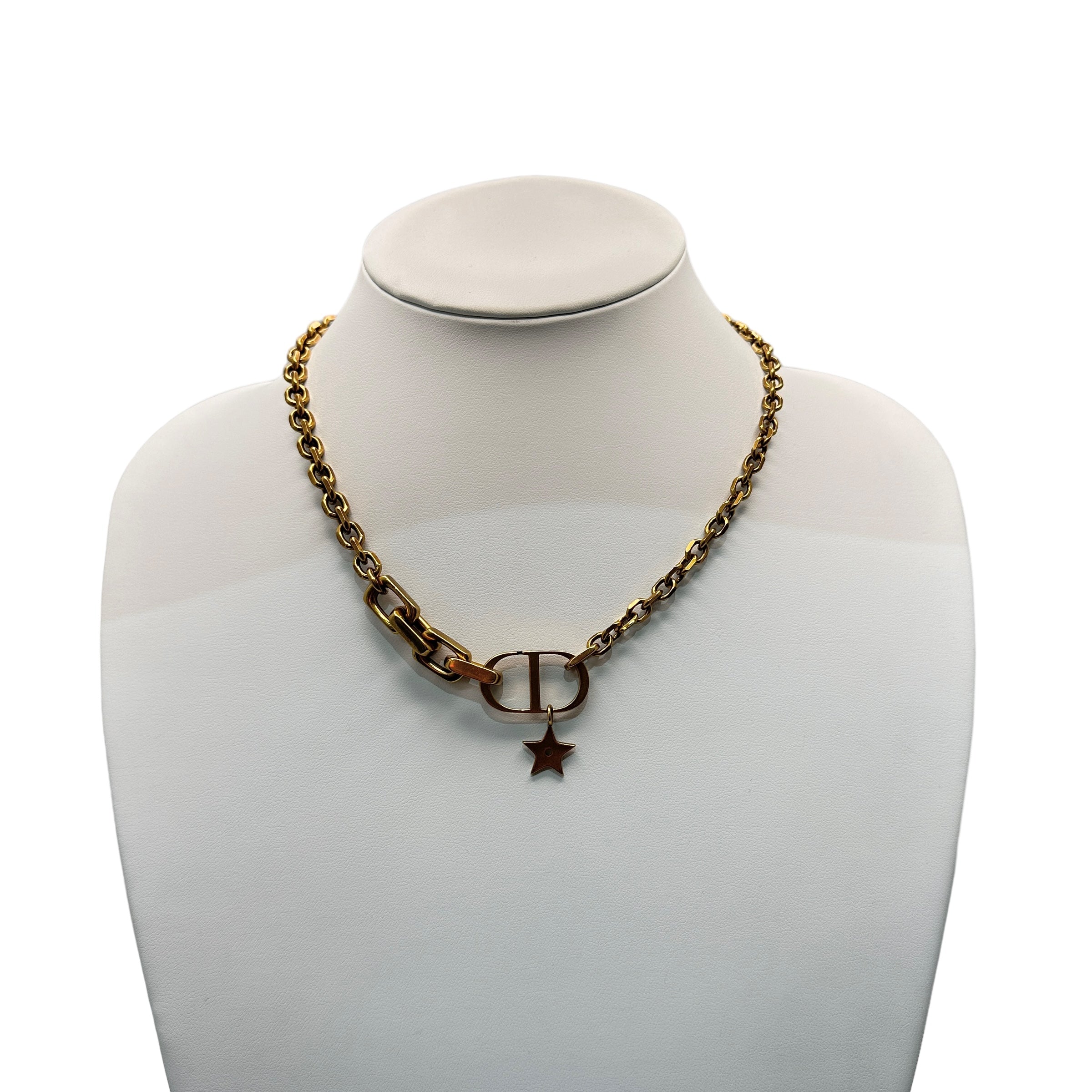 Christian Dior ディオール CDロゴ ネックレス