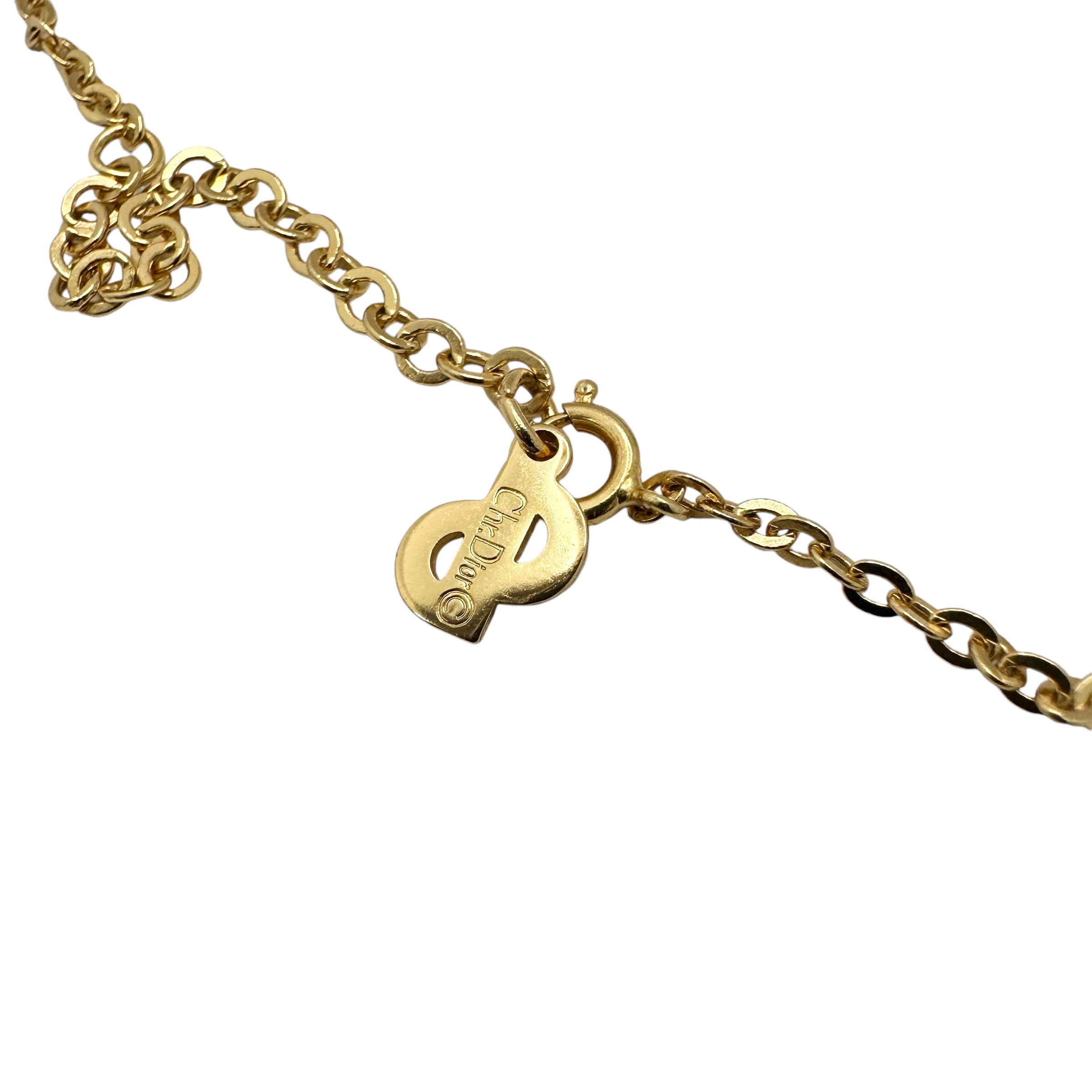 Christian Dior ディオール CDロゴ ネックレス