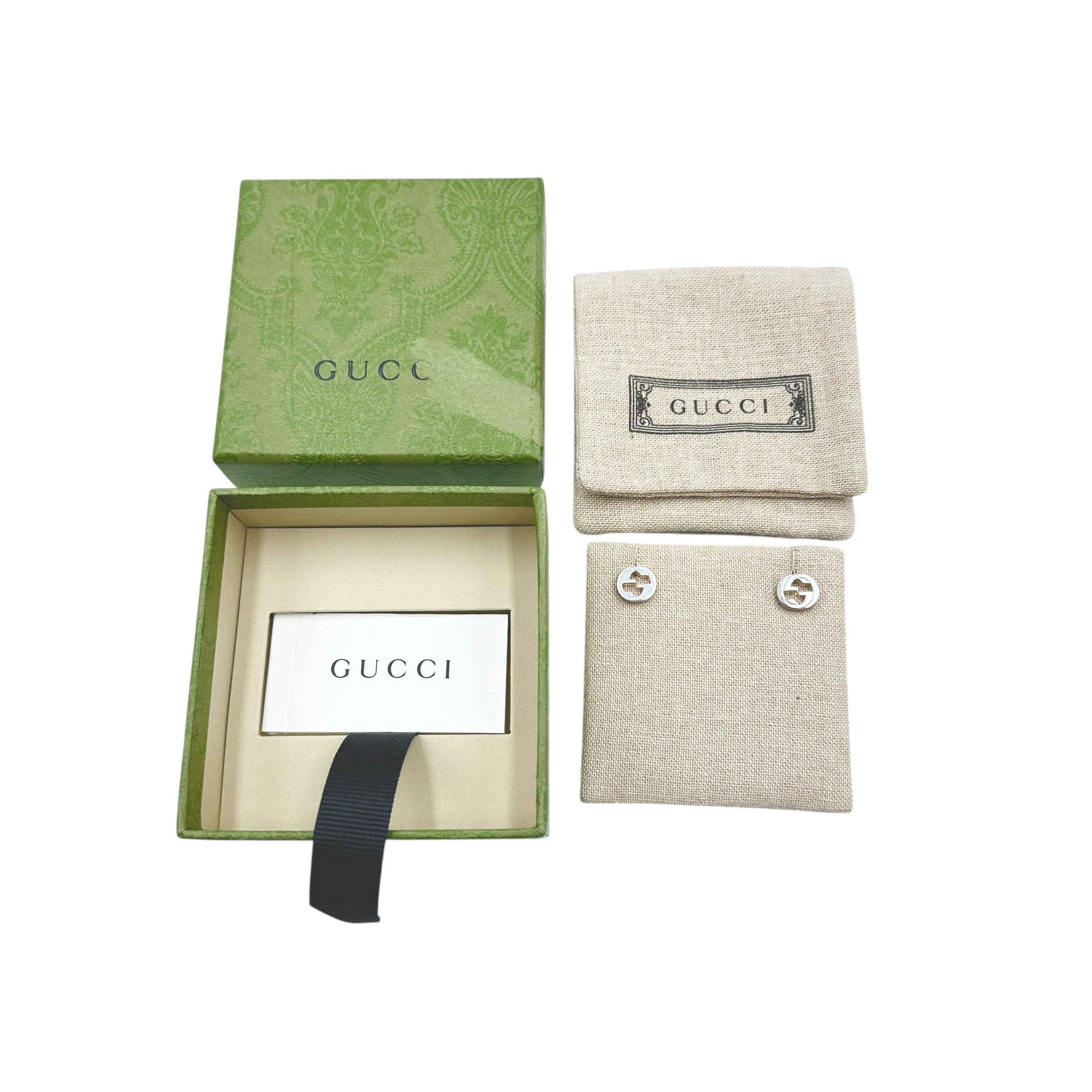 GUCCI グッチ シルバーピアス