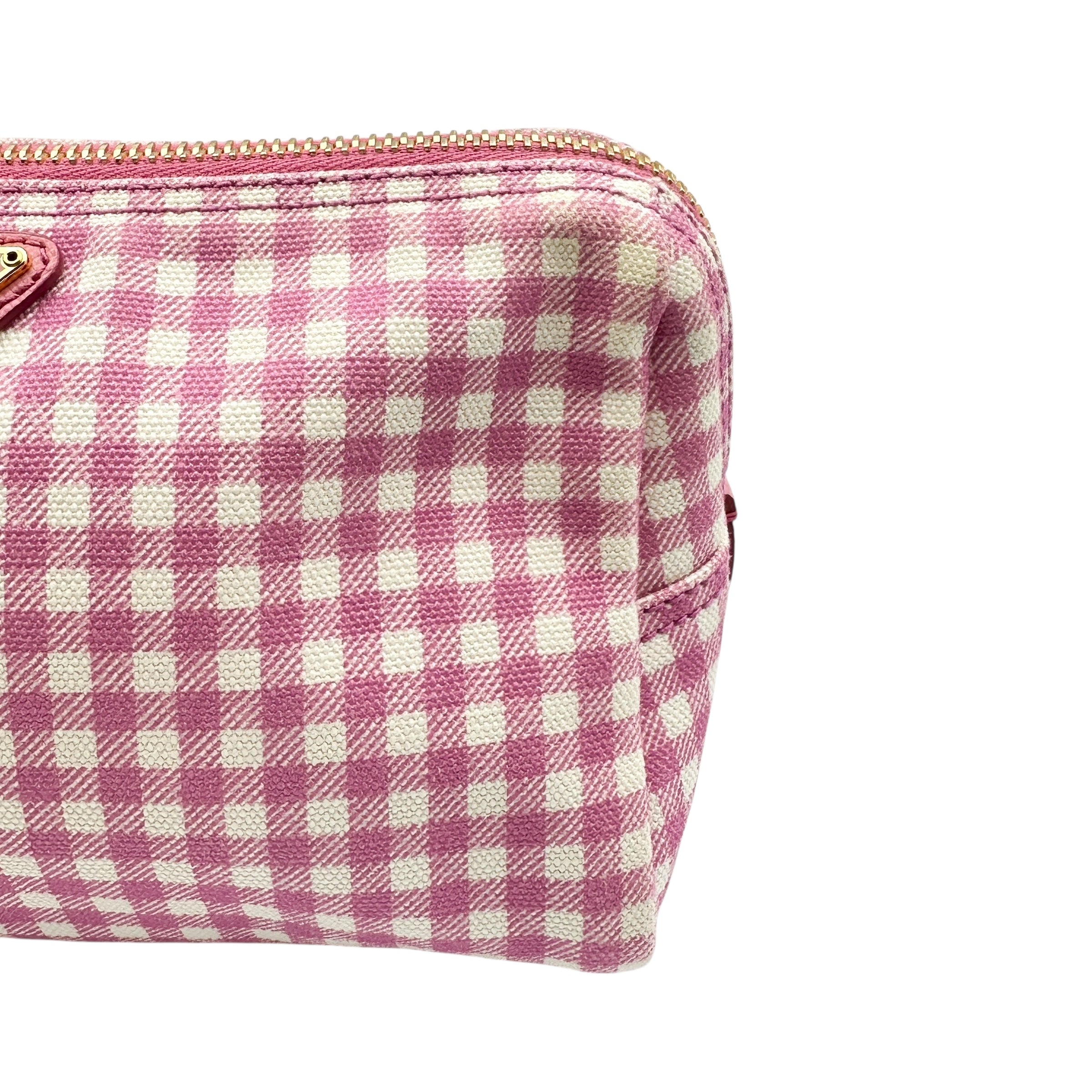 PRADA プラダ ポーチ ギンガムチェック