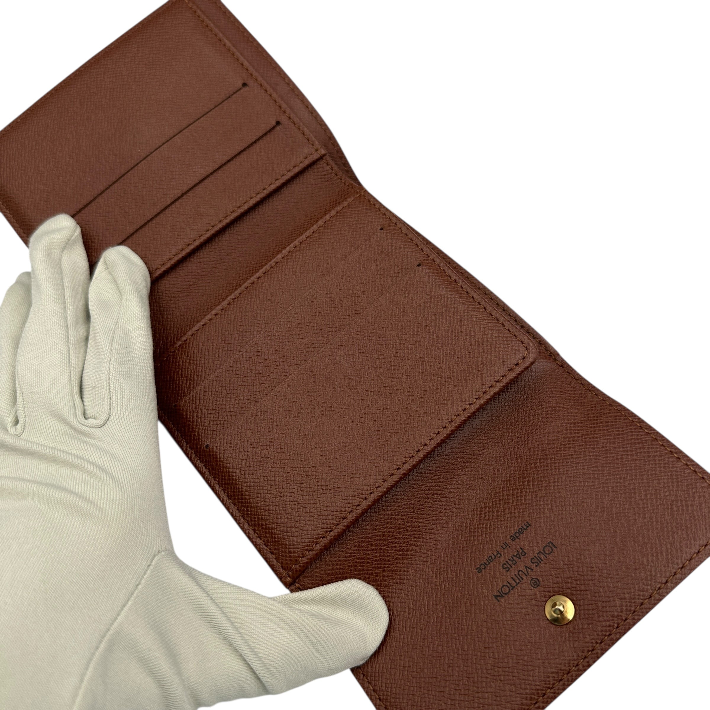 LOUIS VUITTON ルイ・ヴィトン モノグラム Wホック財布