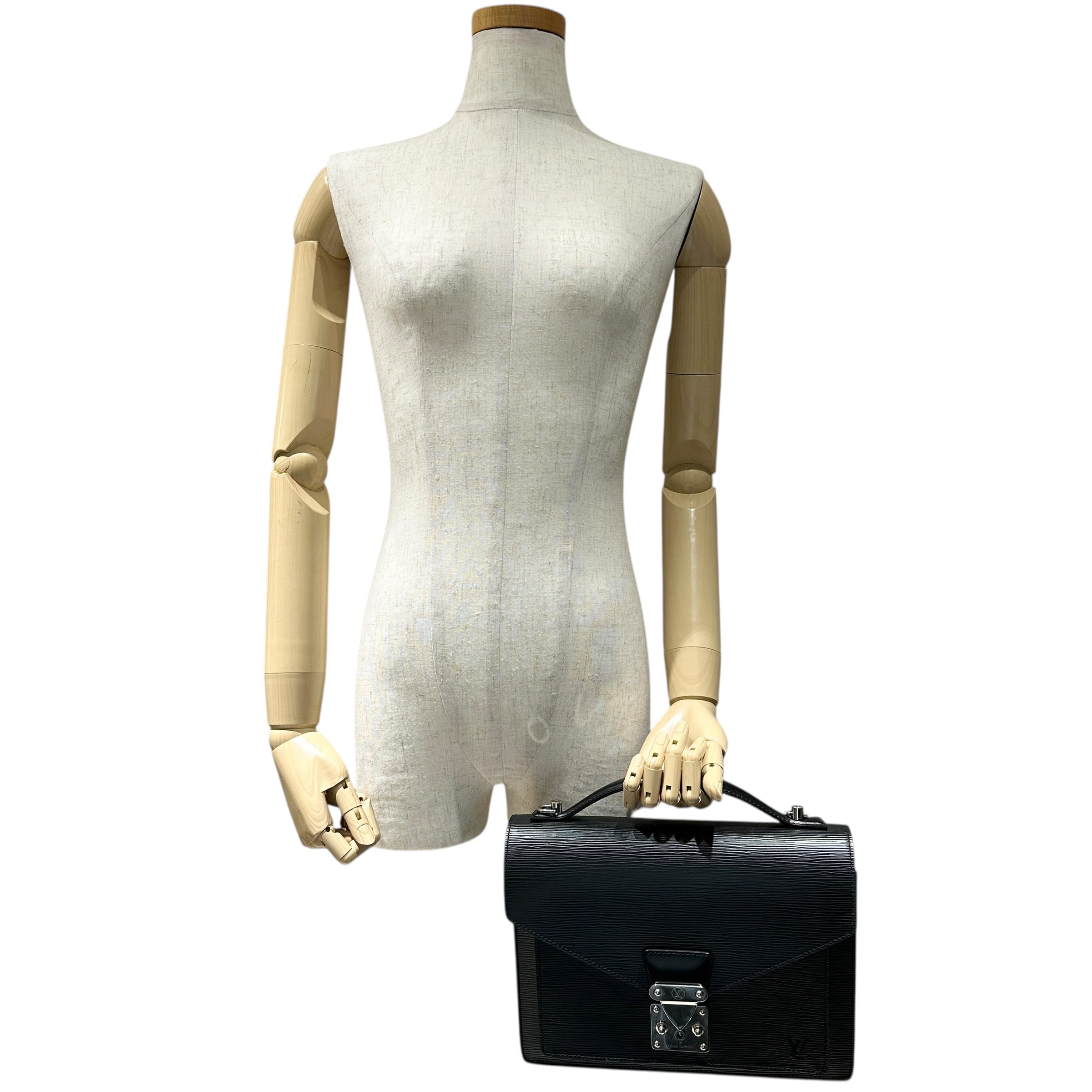 LOUIS VUITTON ルイ・ヴィトン エピ モンソー ブラック