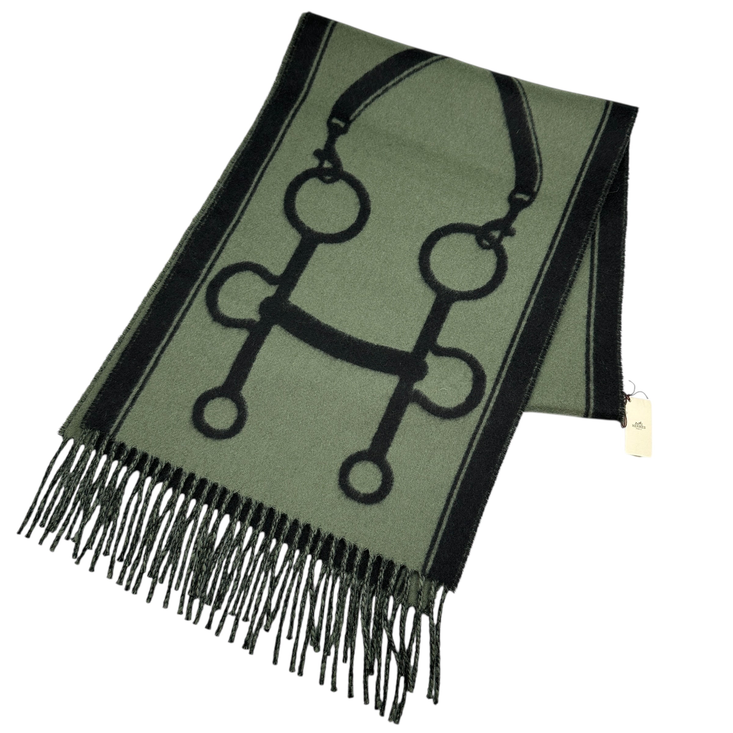 HERMES エルメス カシミヤマフラー 「モール」