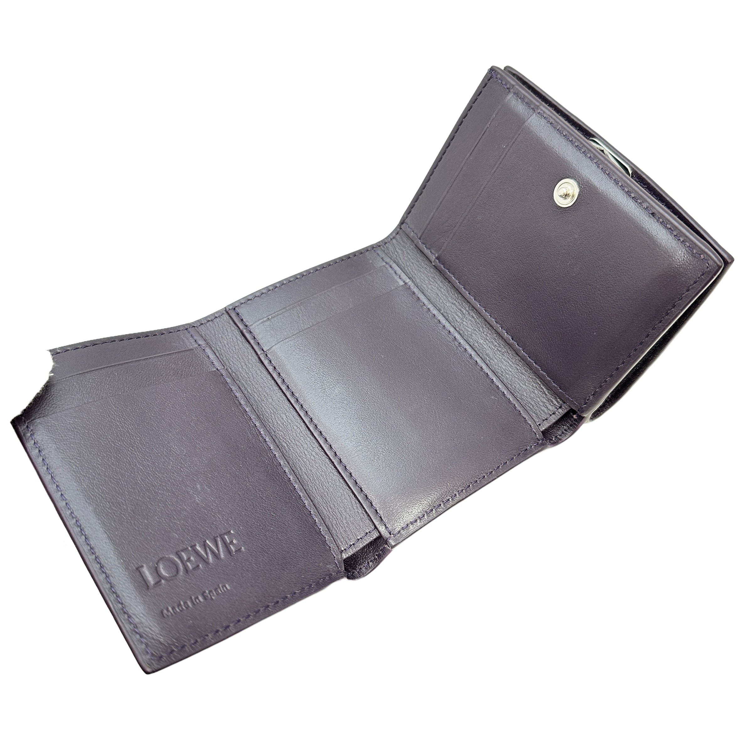 LOEWE ロエベ アナグラム トライフォールド ウォレット