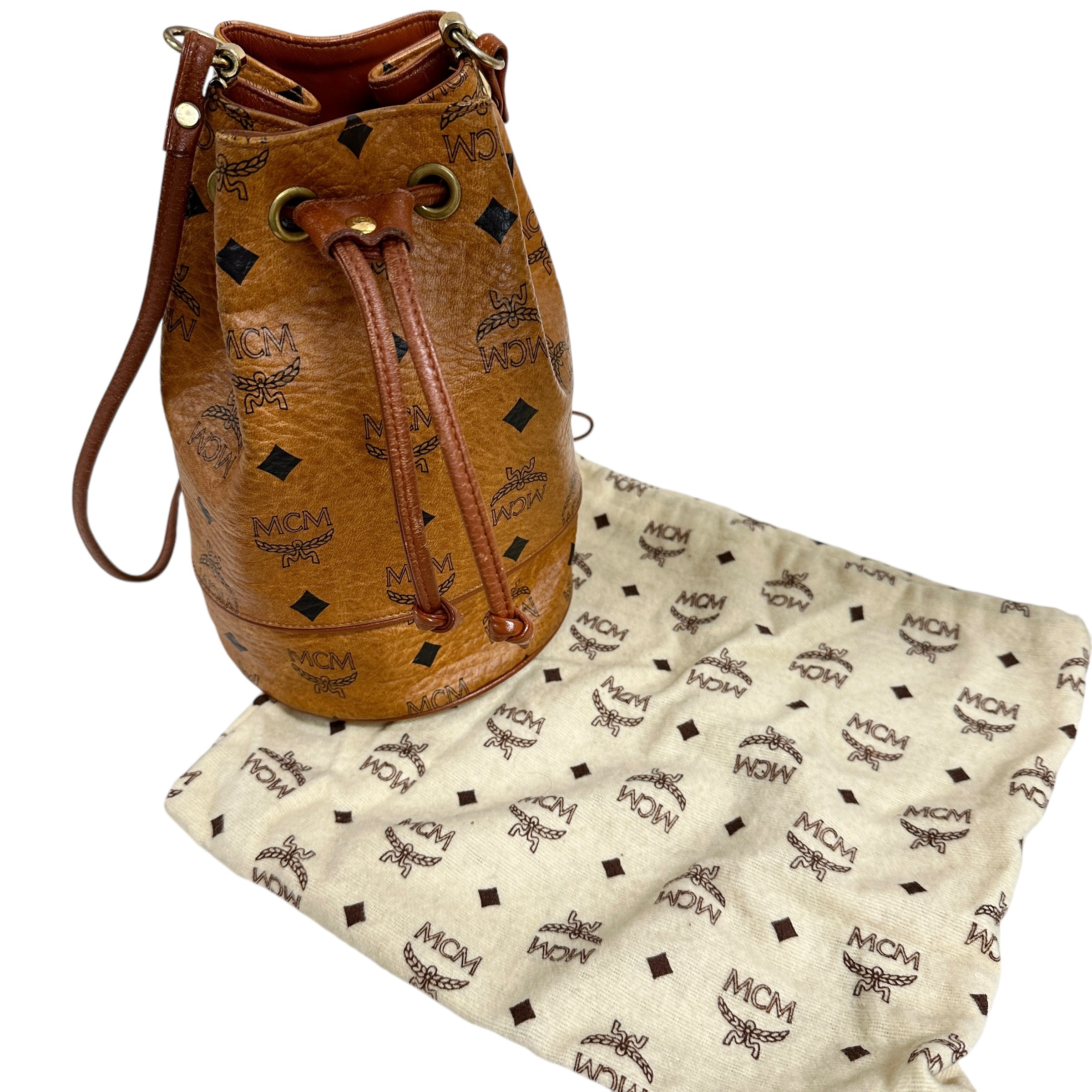 MCM エムシーエム 巾着 ショルダーバッグ