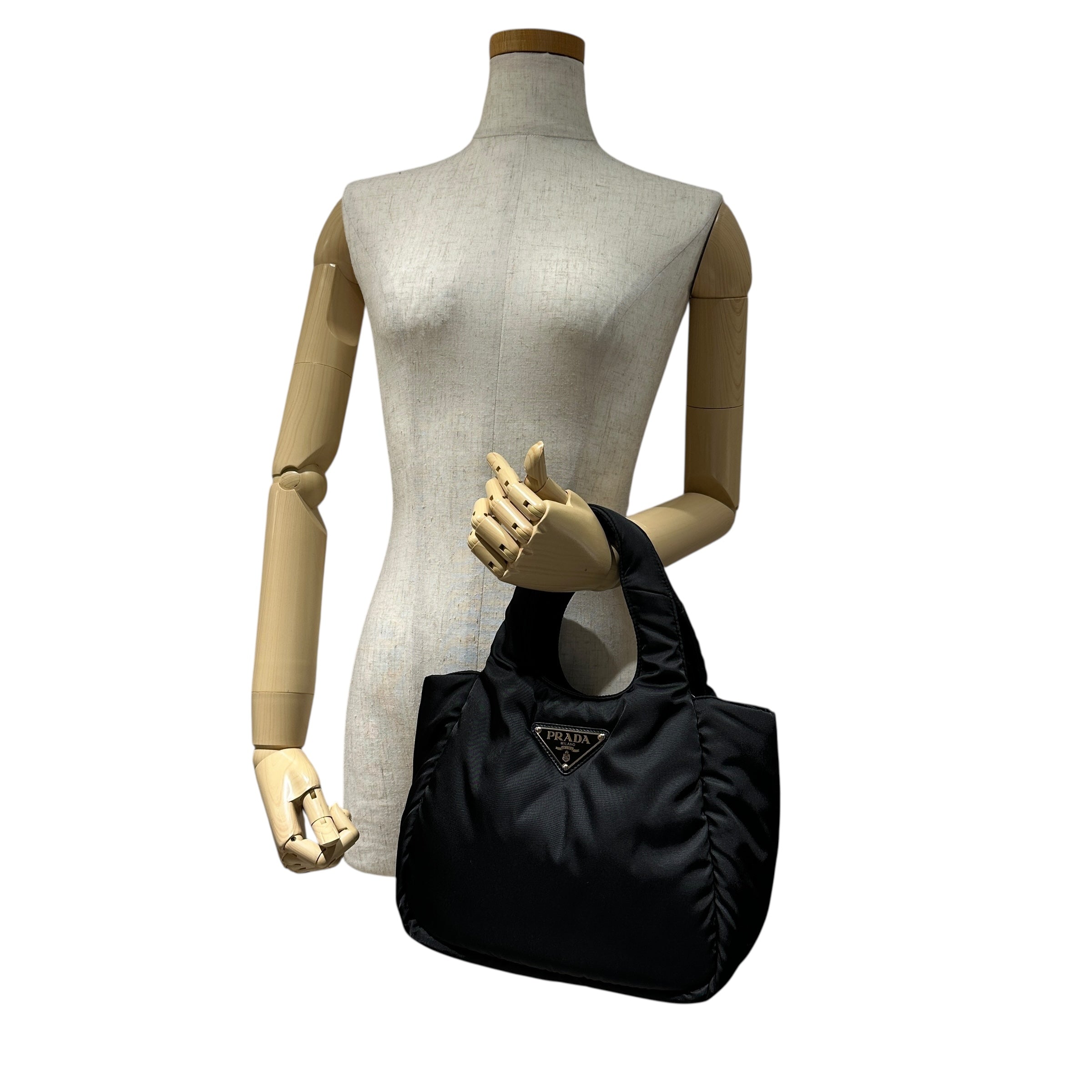 PRADA プラダ 1BG412 パデッド トートバッグ スモール