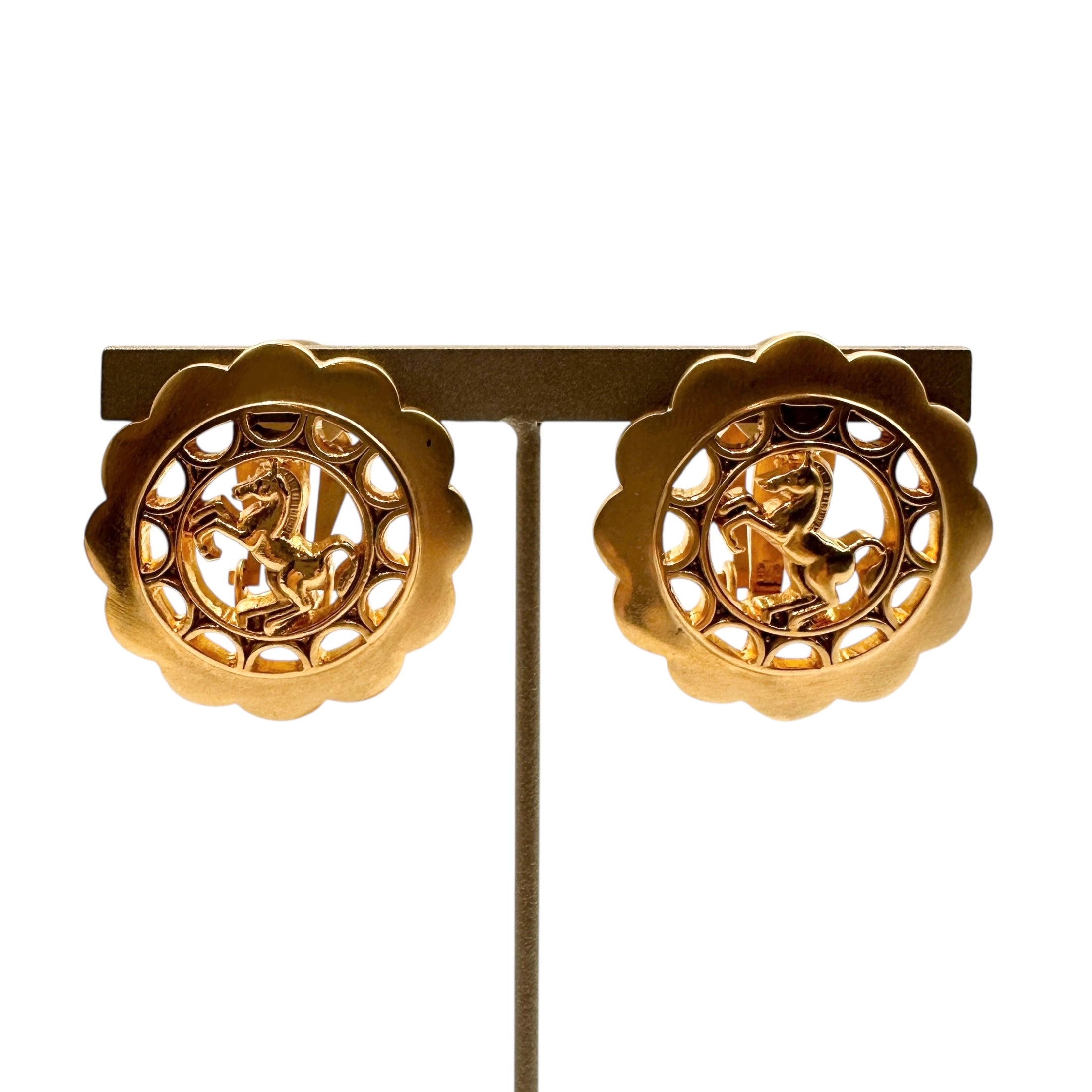 HERMES エルメス ホース イヤリング