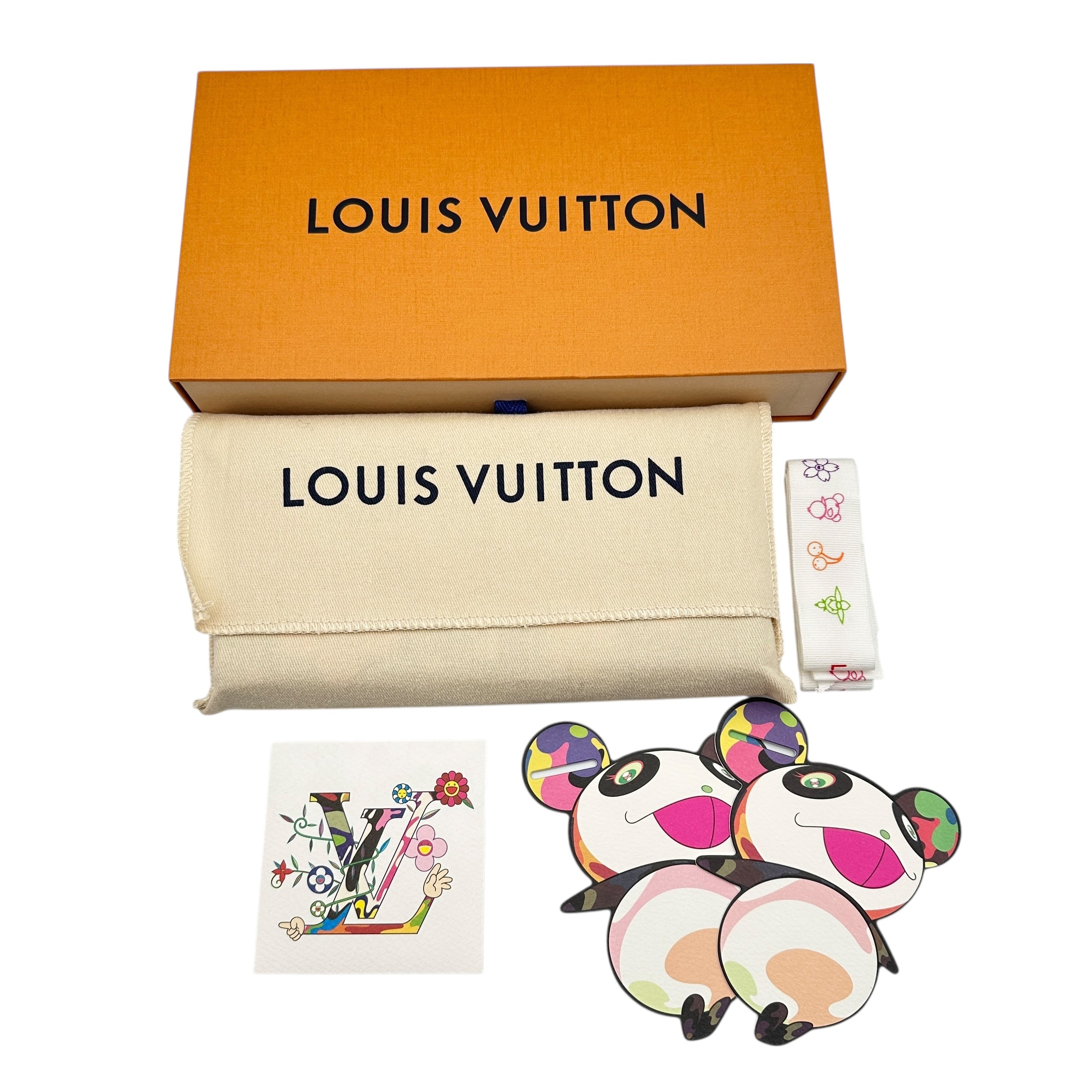 LOUIS VUITTON ルイ・ヴィトン モノグラム M13433 ジッピーウォレット 村上隆