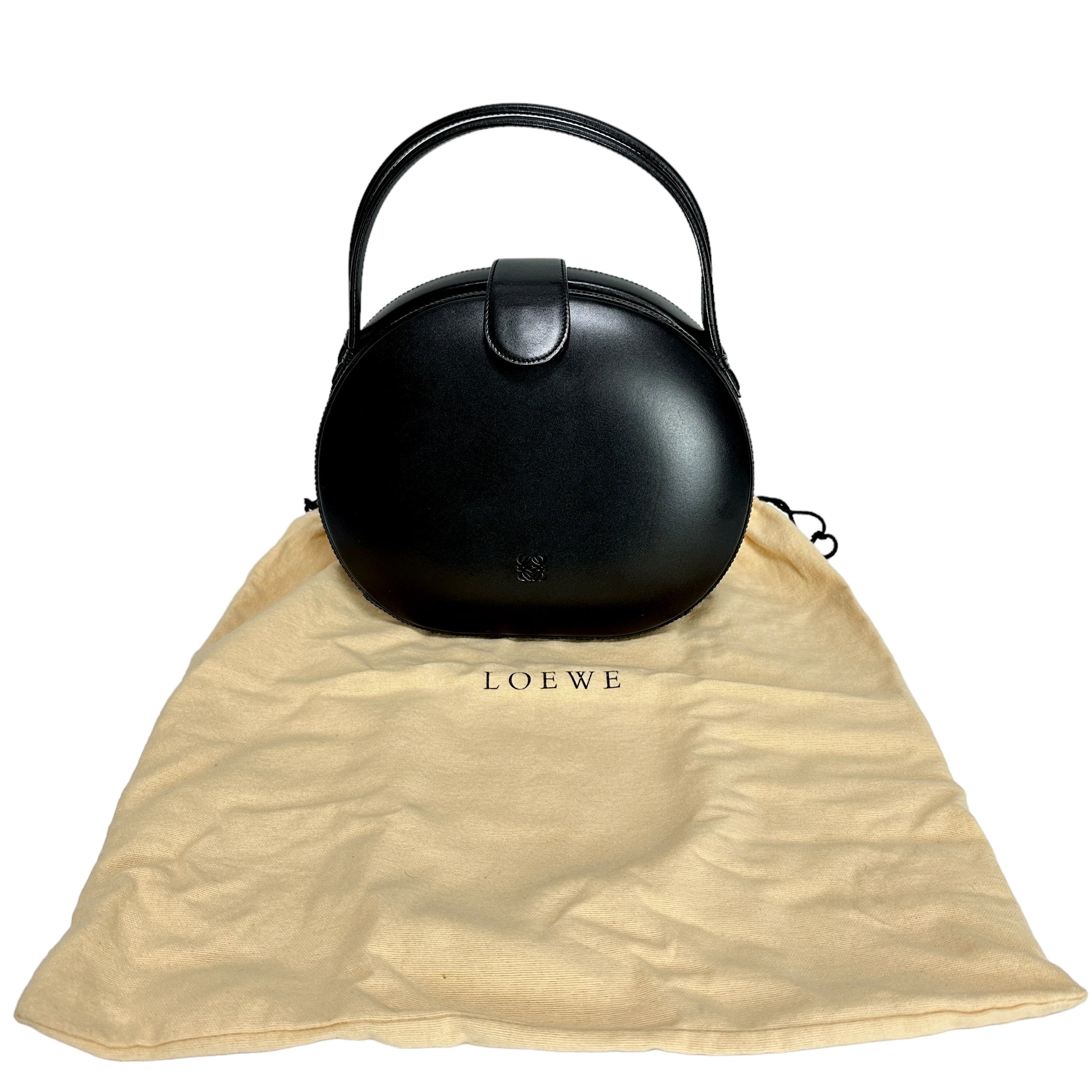LOEWE ロエベ ラウンドレザーハンドバッグ