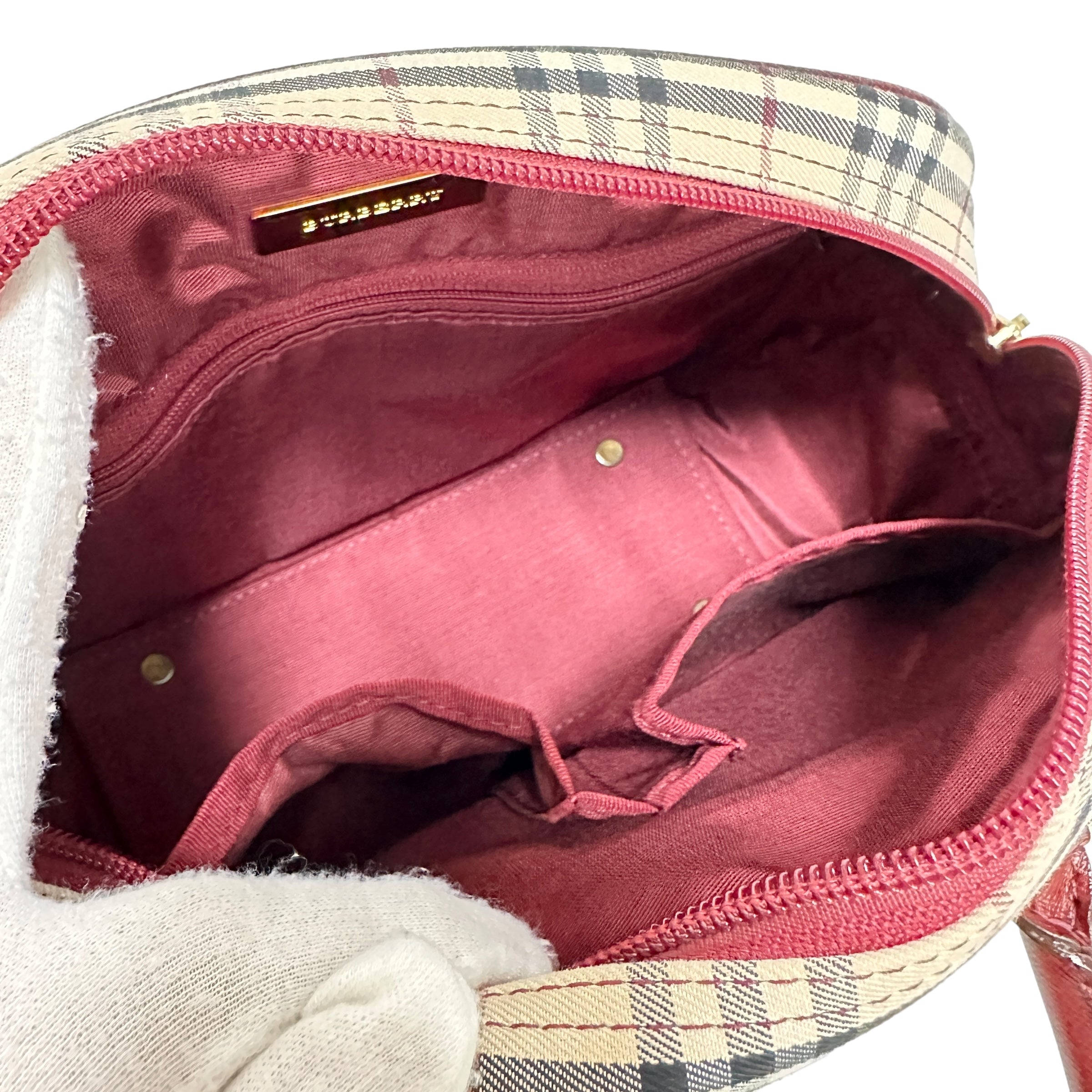 Burberry バーバリー ノバチェック ミニボストンバッグ
