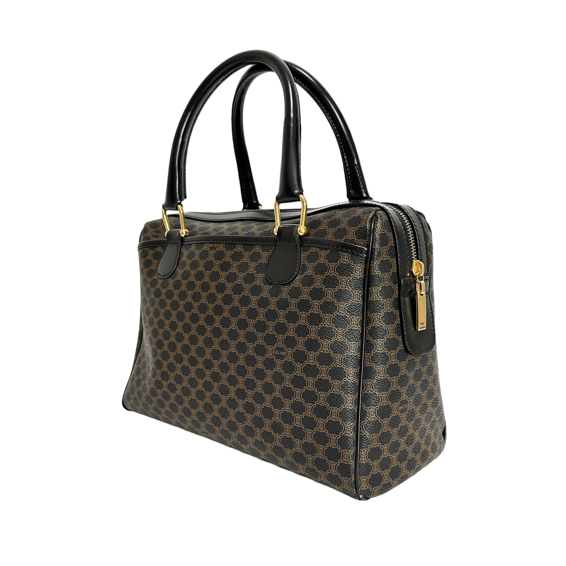 CELINE セリーヌ マカダム ボストンバッグ