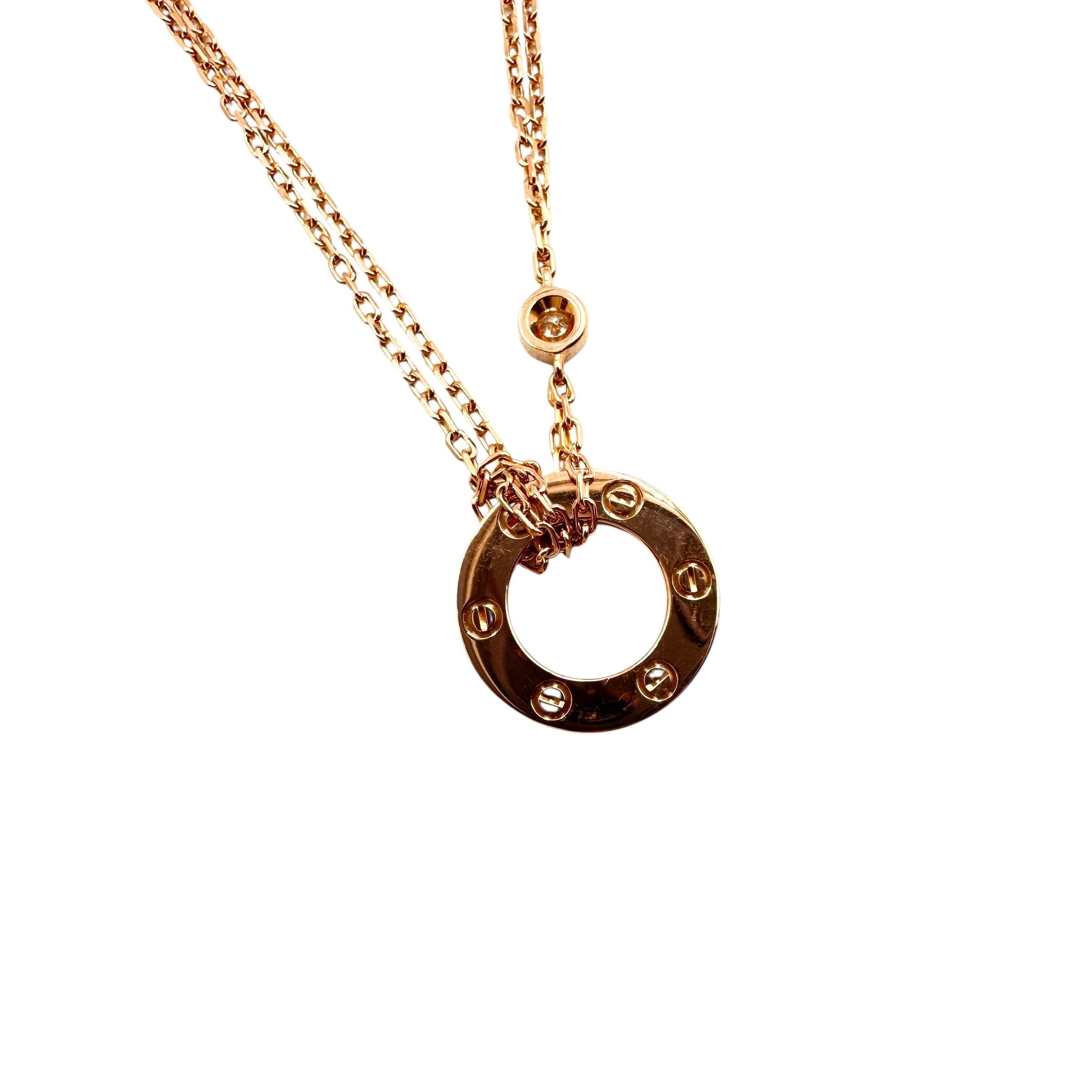 Cartier カルティエ ラブサークル ネックレス