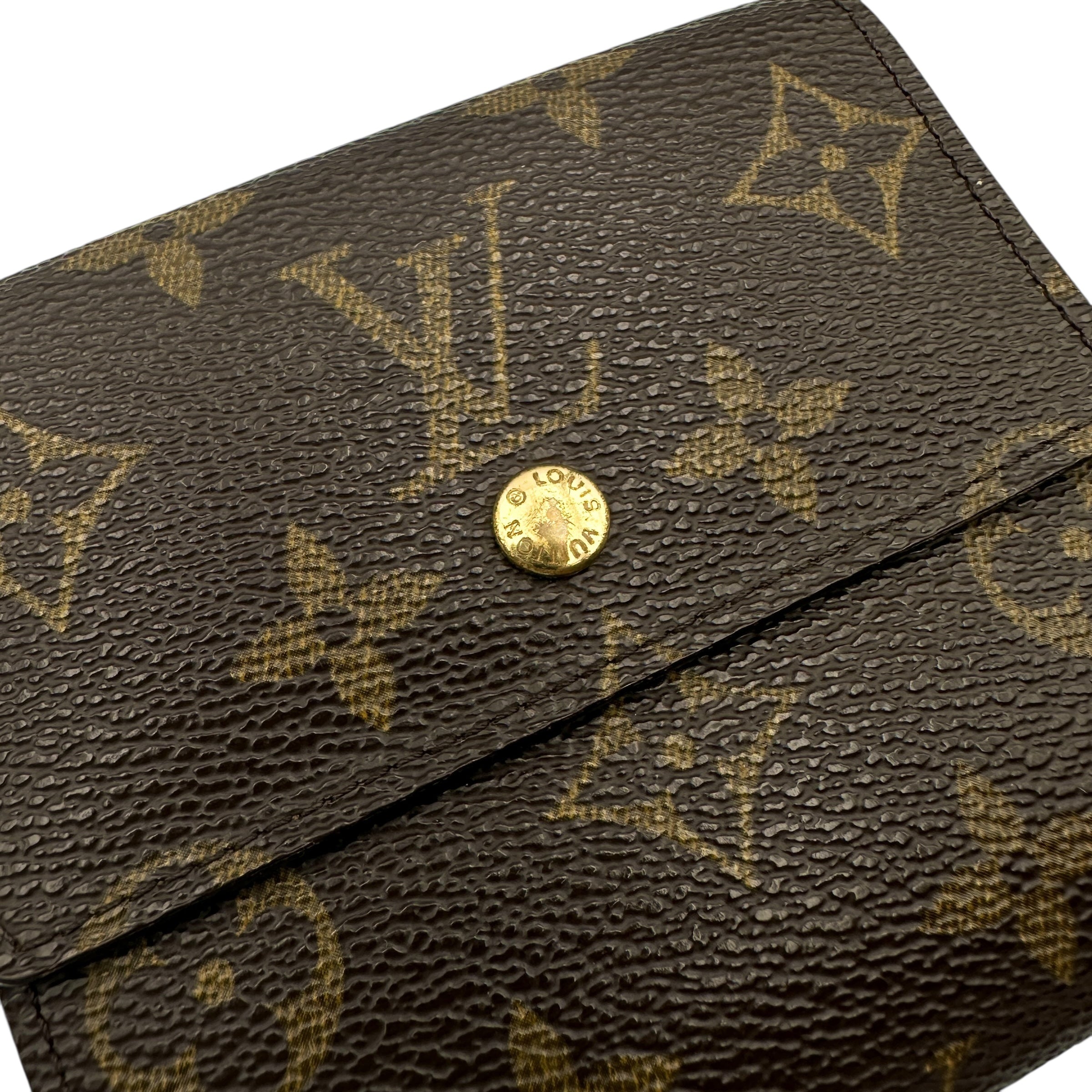LOUIS VUITTON ルイ・ヴィトン モノグラム Wホック財布