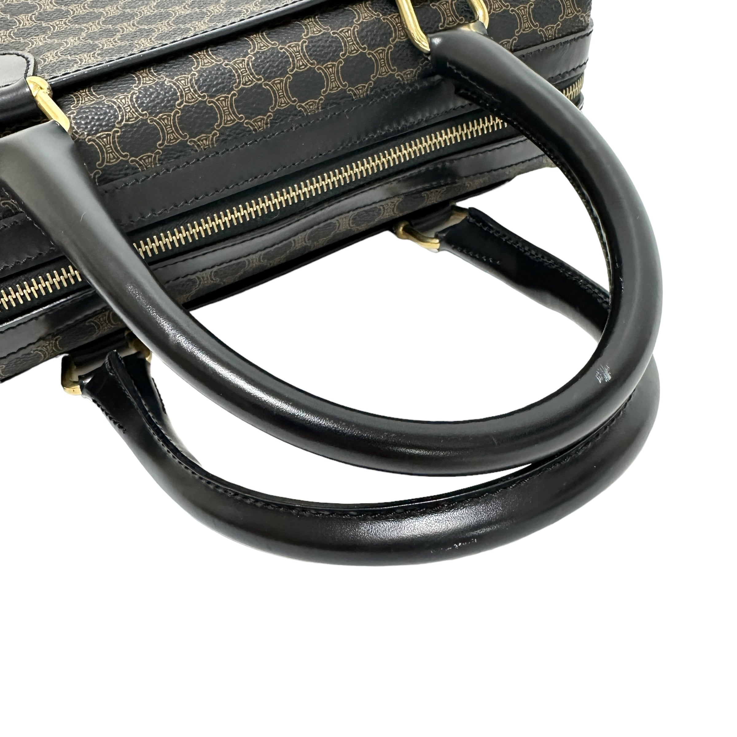 CELINE セリーヌ マカダム ボストンバッグ