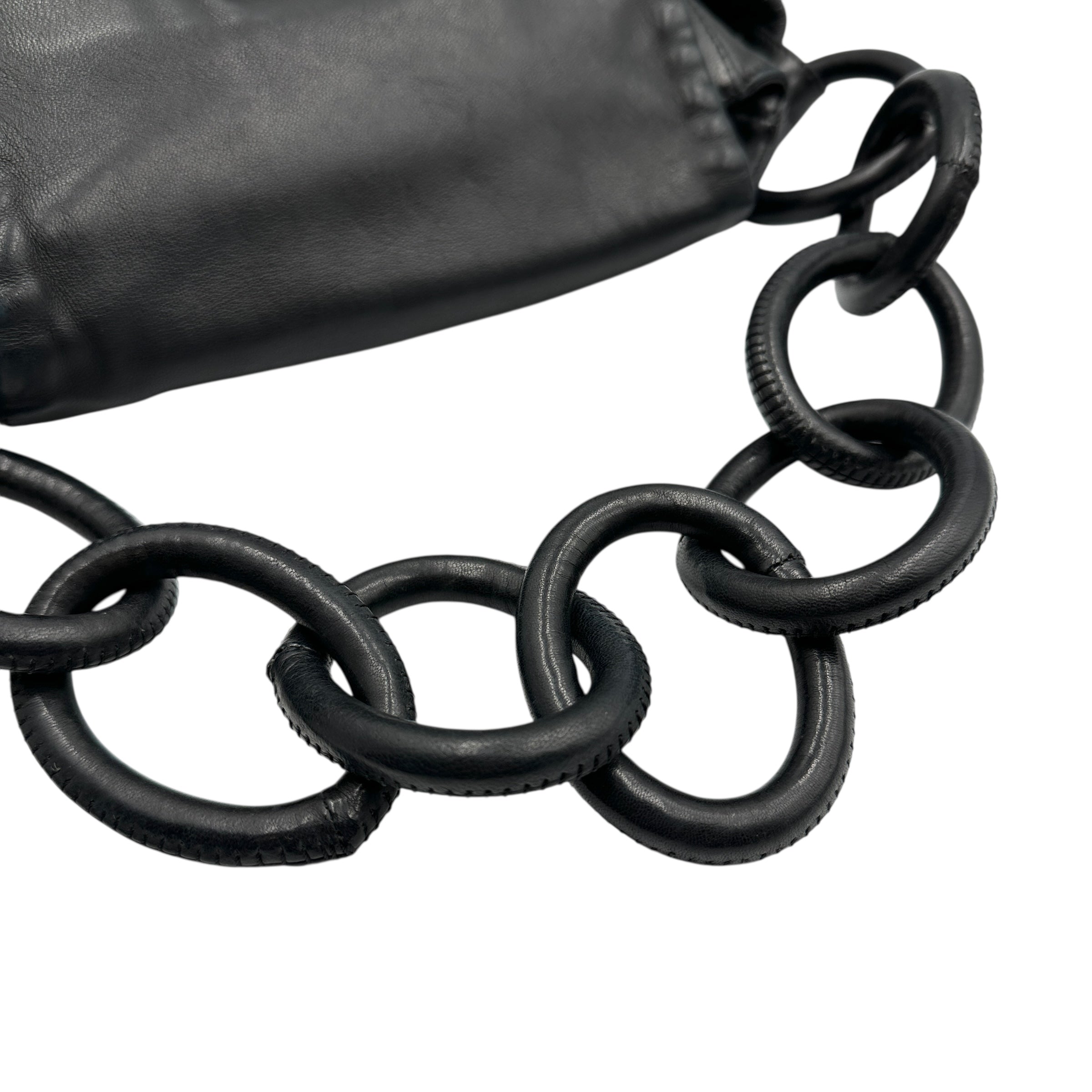 CHANEL シャネル レザーチェーン ショルダーバッグ