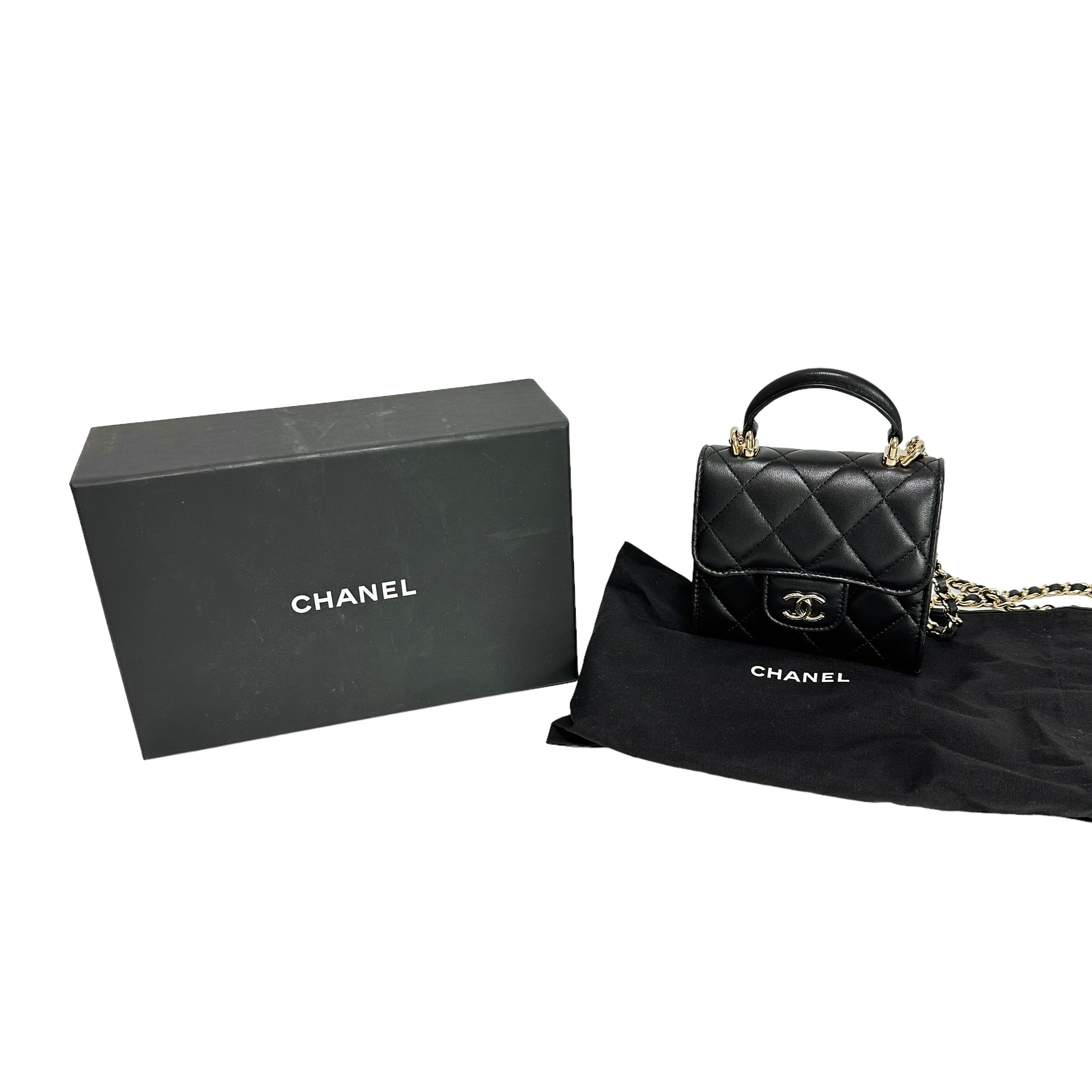 CHANEL シャネル ミニマトラッセ 2WAYショルダーバッグ