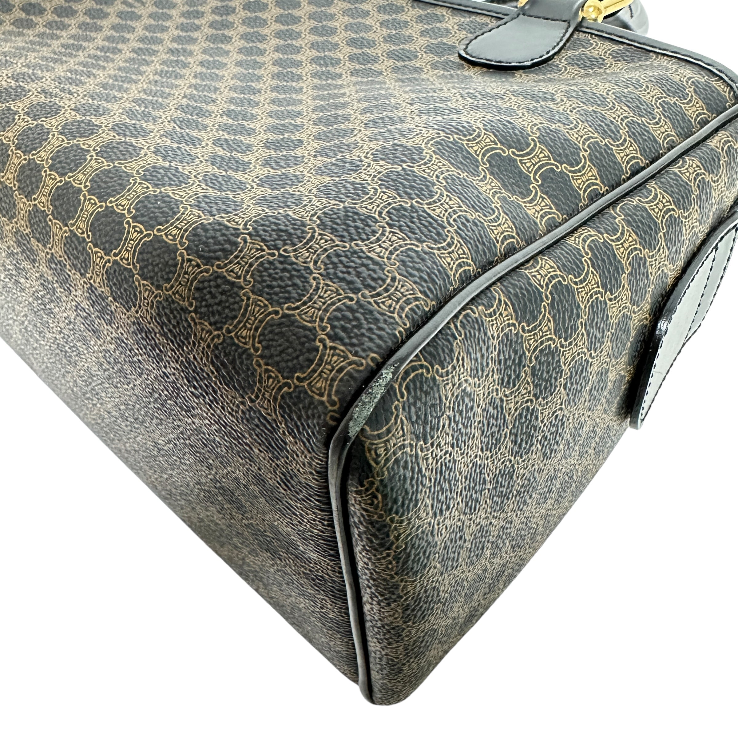 CELINE セリーヌ マカダム ボストンバッグ