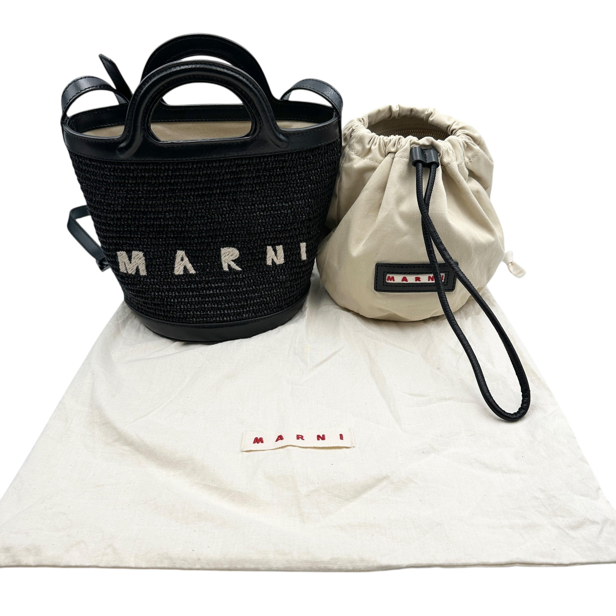 MARNI マルニ ラフィア 2WAYバッグ