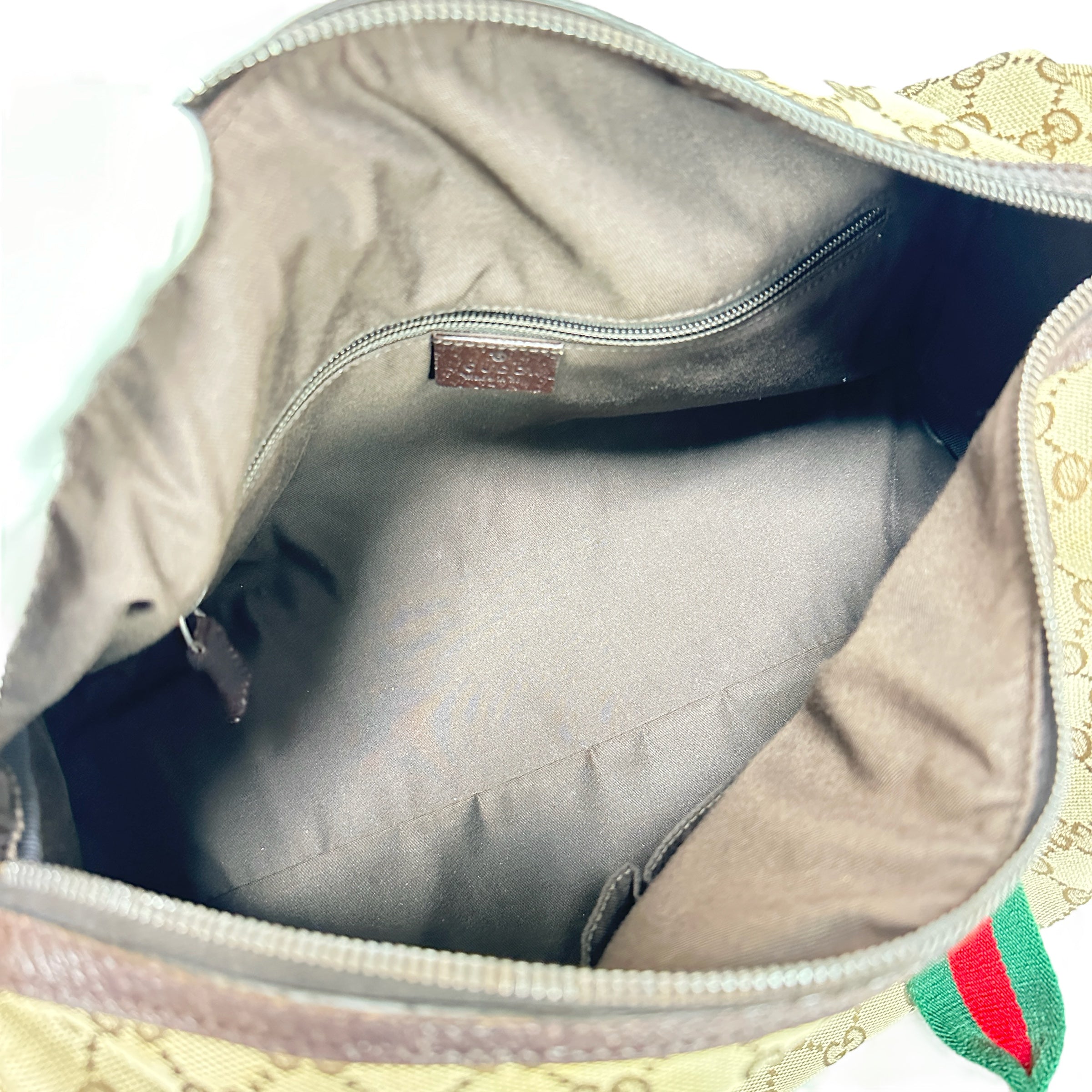 GUCCI グッチ GGキャンバス ボストンバッグ