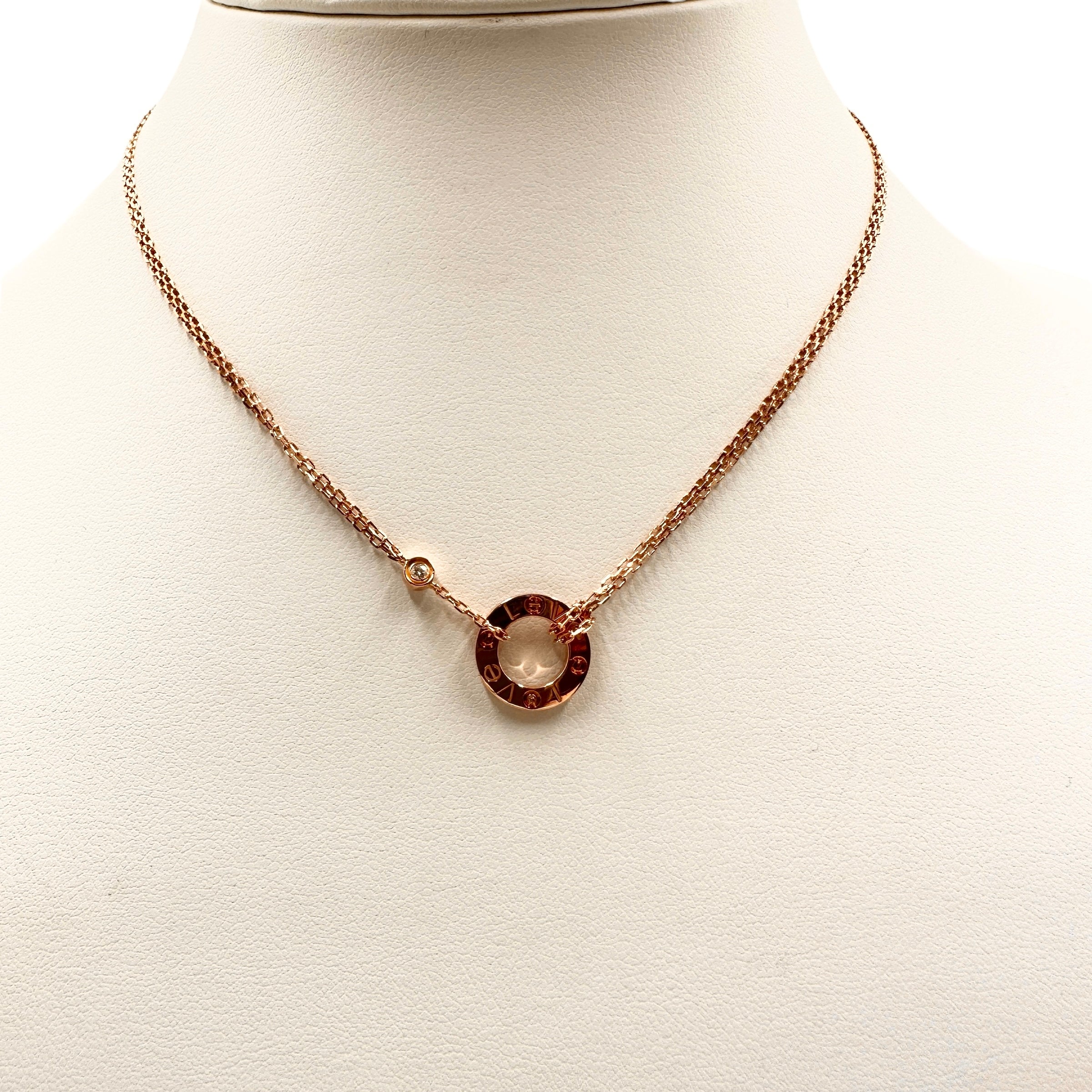 Cartier カルティエ ラブサークル ネックレス