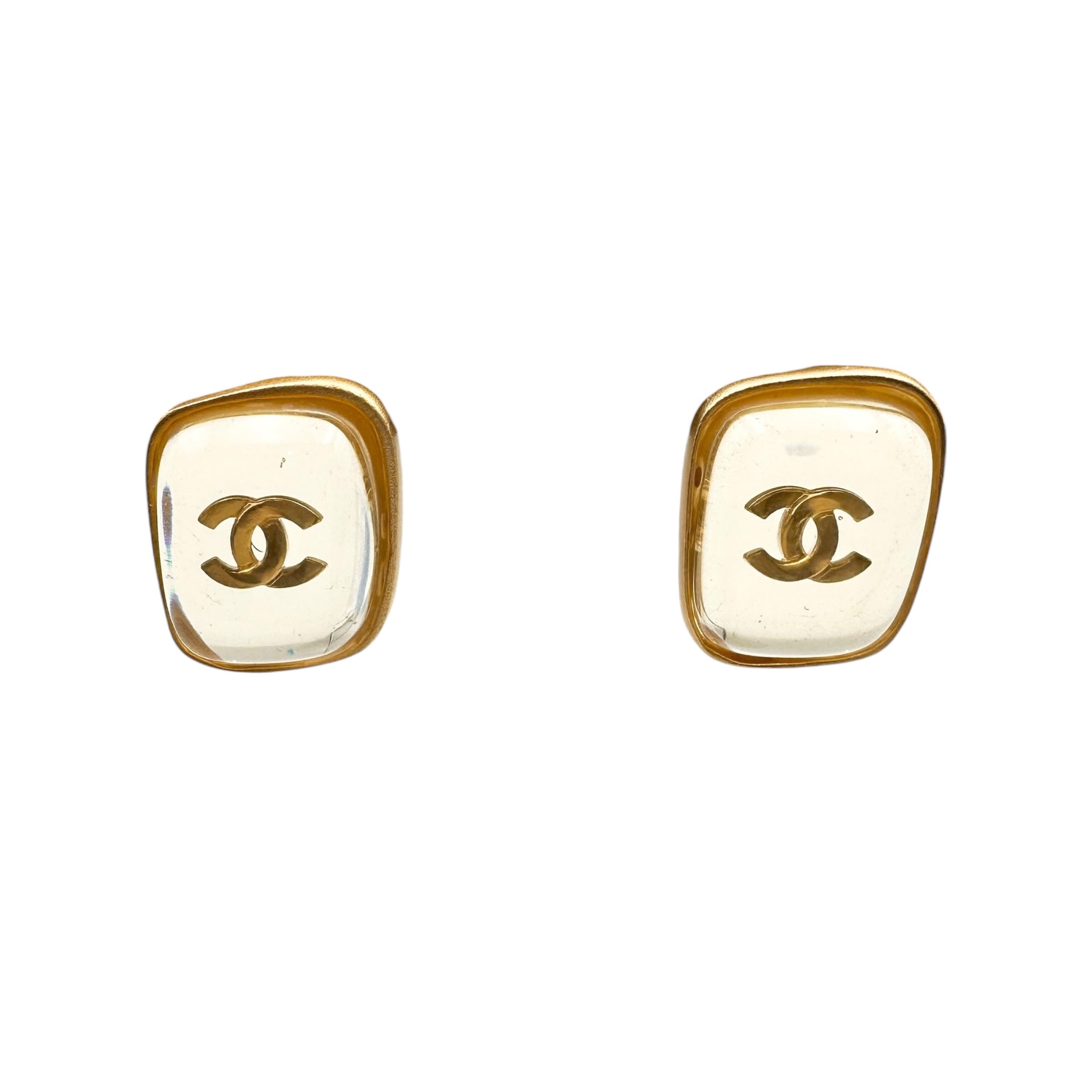 CHANEL シャネル 01P ココ ピアス ストーン