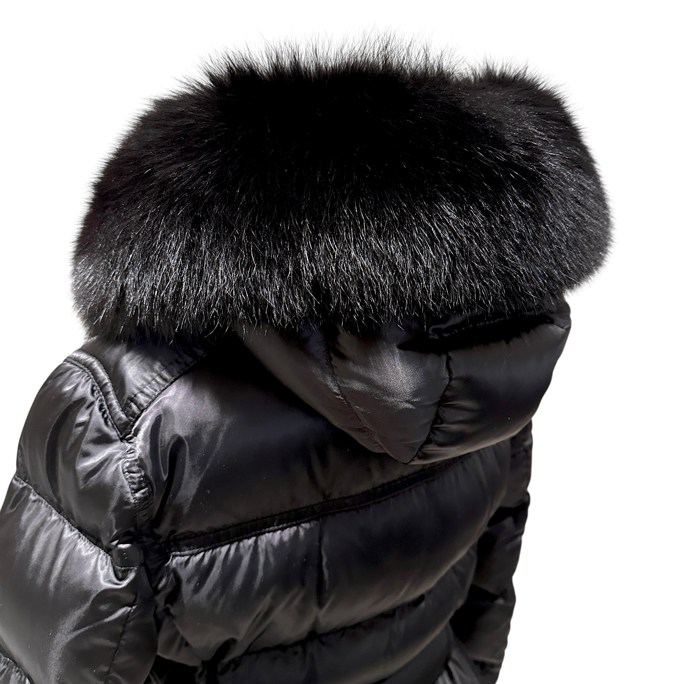 PRADA プラダ ダウンコート リアルファー #40(Mサイズ)