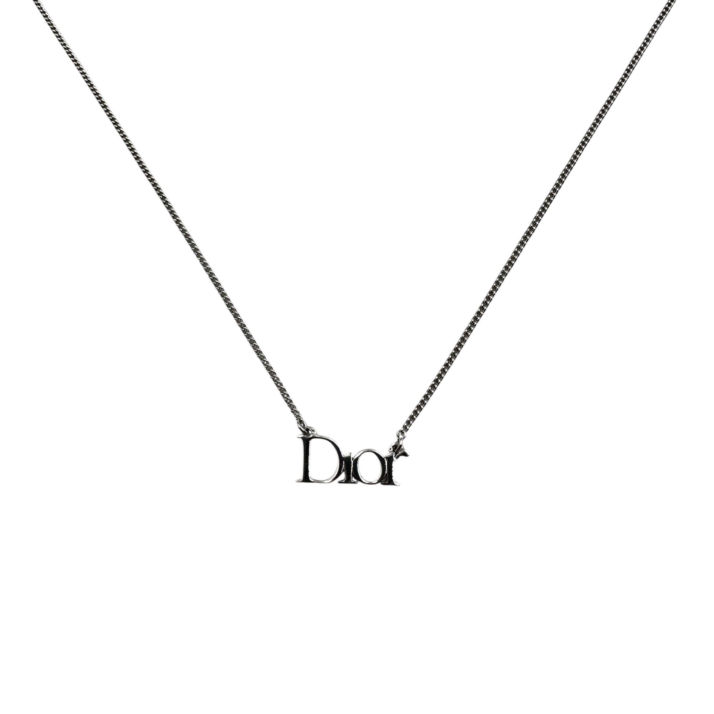 Christian Dior ディオール ネックレス ロゴ