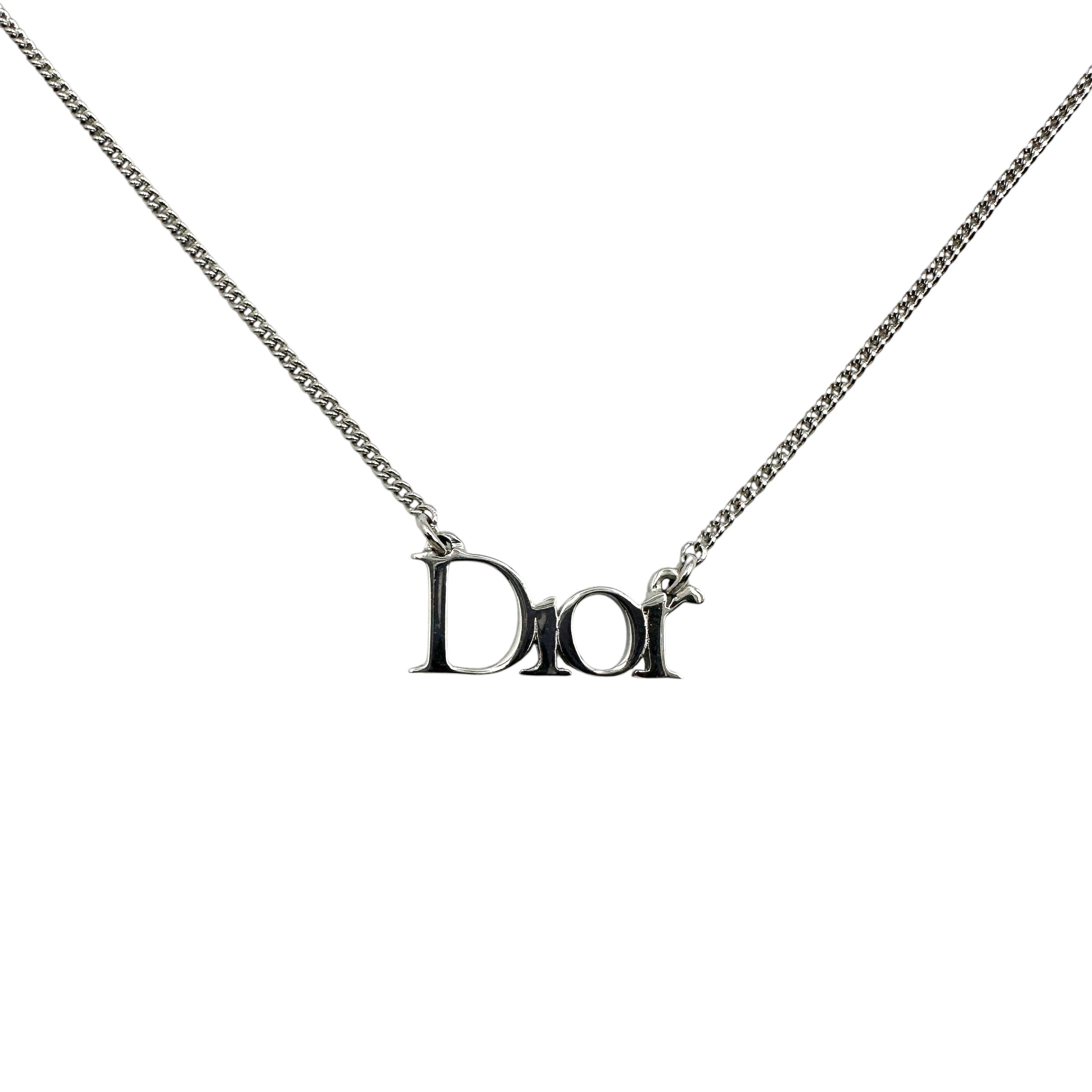 Christian Dior ディオール ネックレス ロゴ