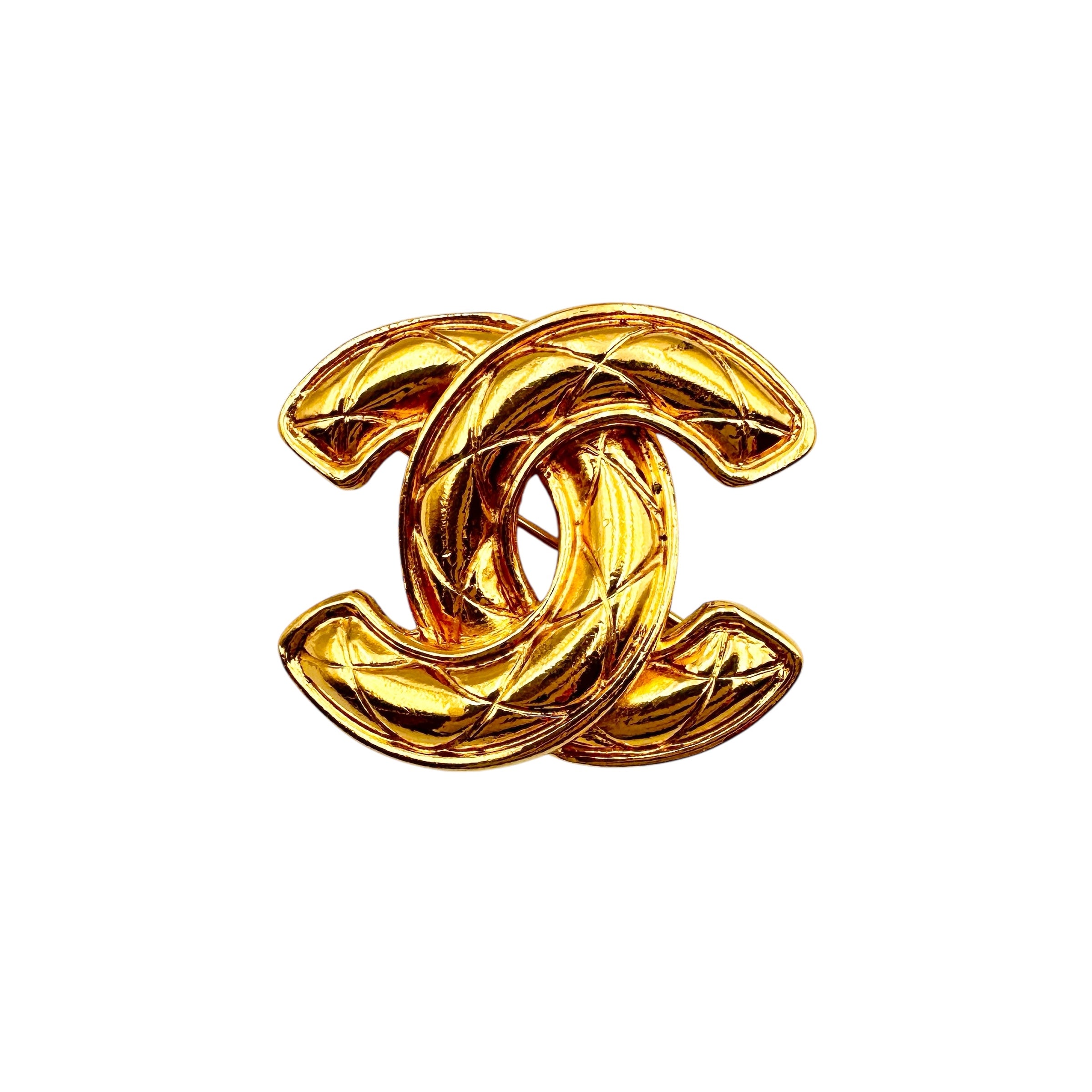 CHANEL シャネル ココマーク ブローチ ゴールド