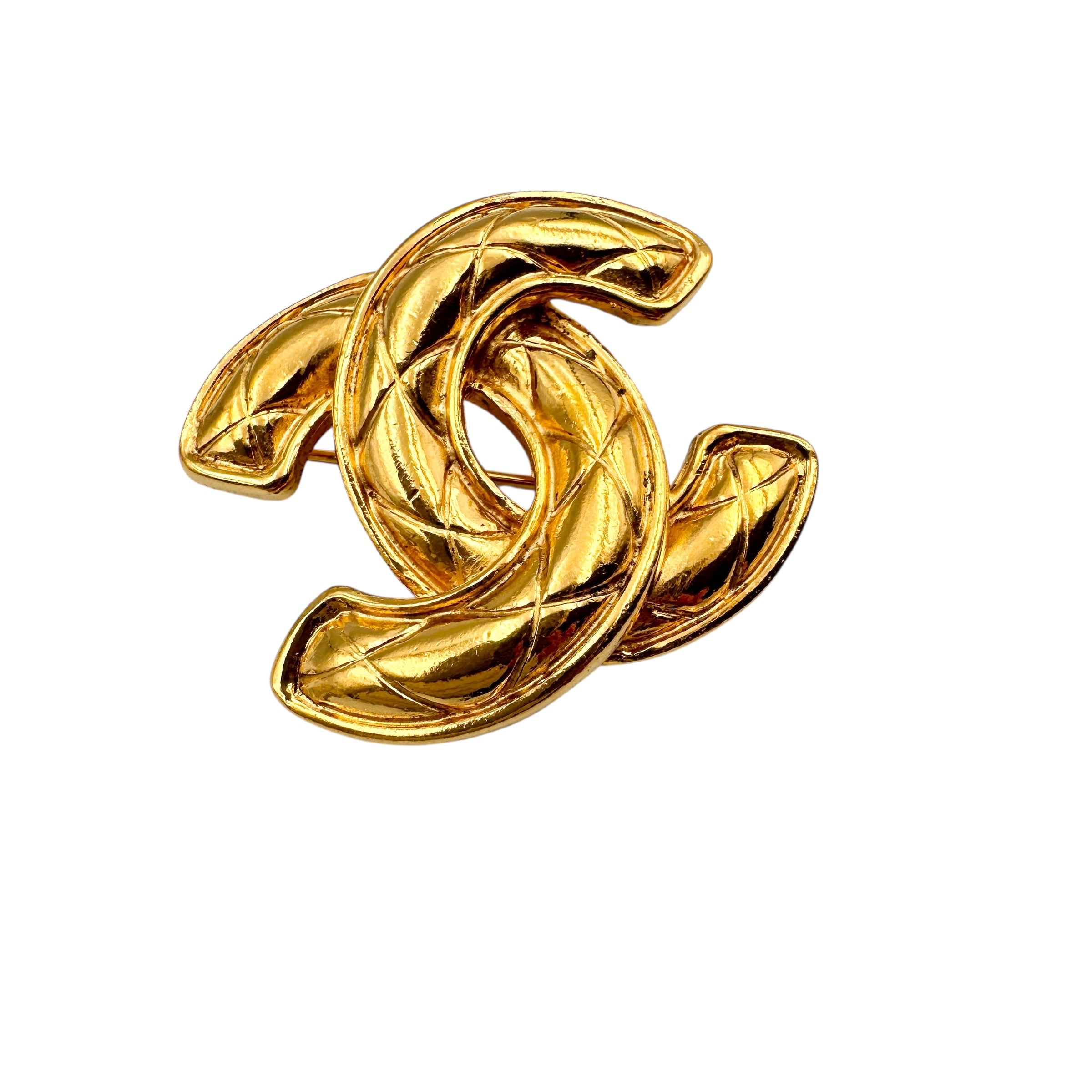 CHANEL シャネル ココマーク ブローチ ゴールド