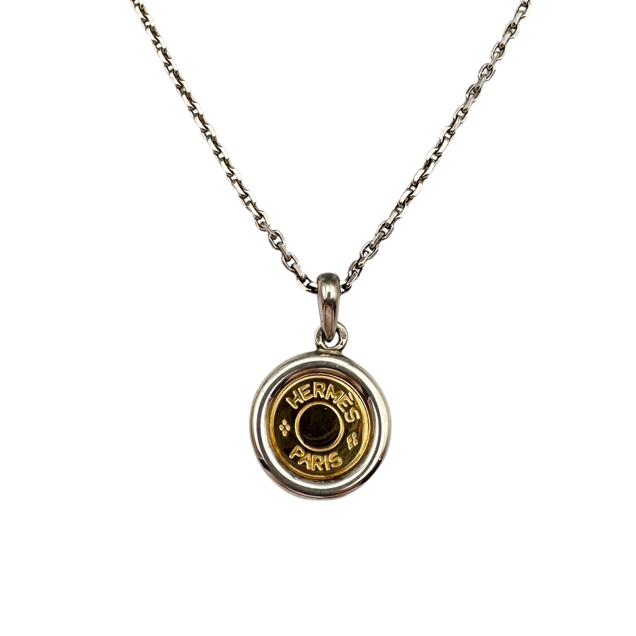 HERMES エルメス セリエ ネックレス SLV925/K18YG