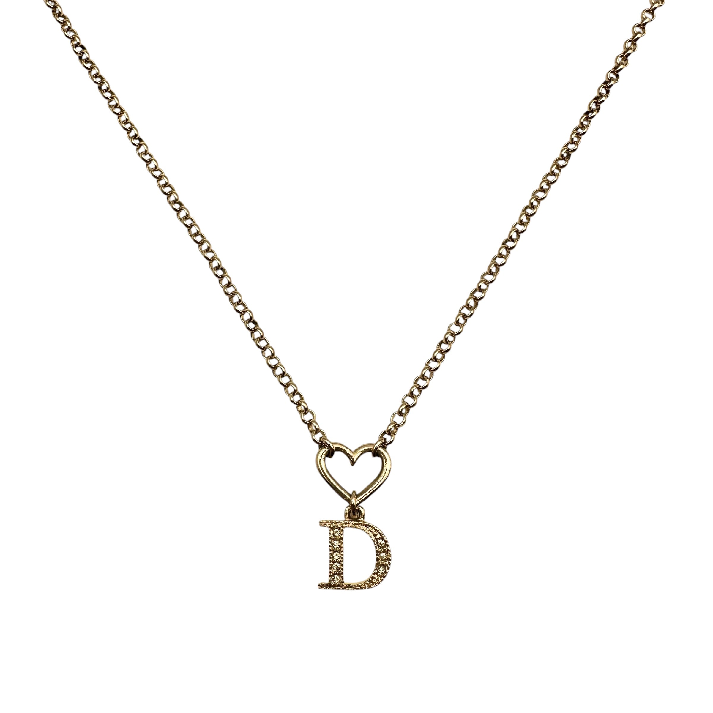 Christian Dior ディオール ネックレス ハートモチーフ