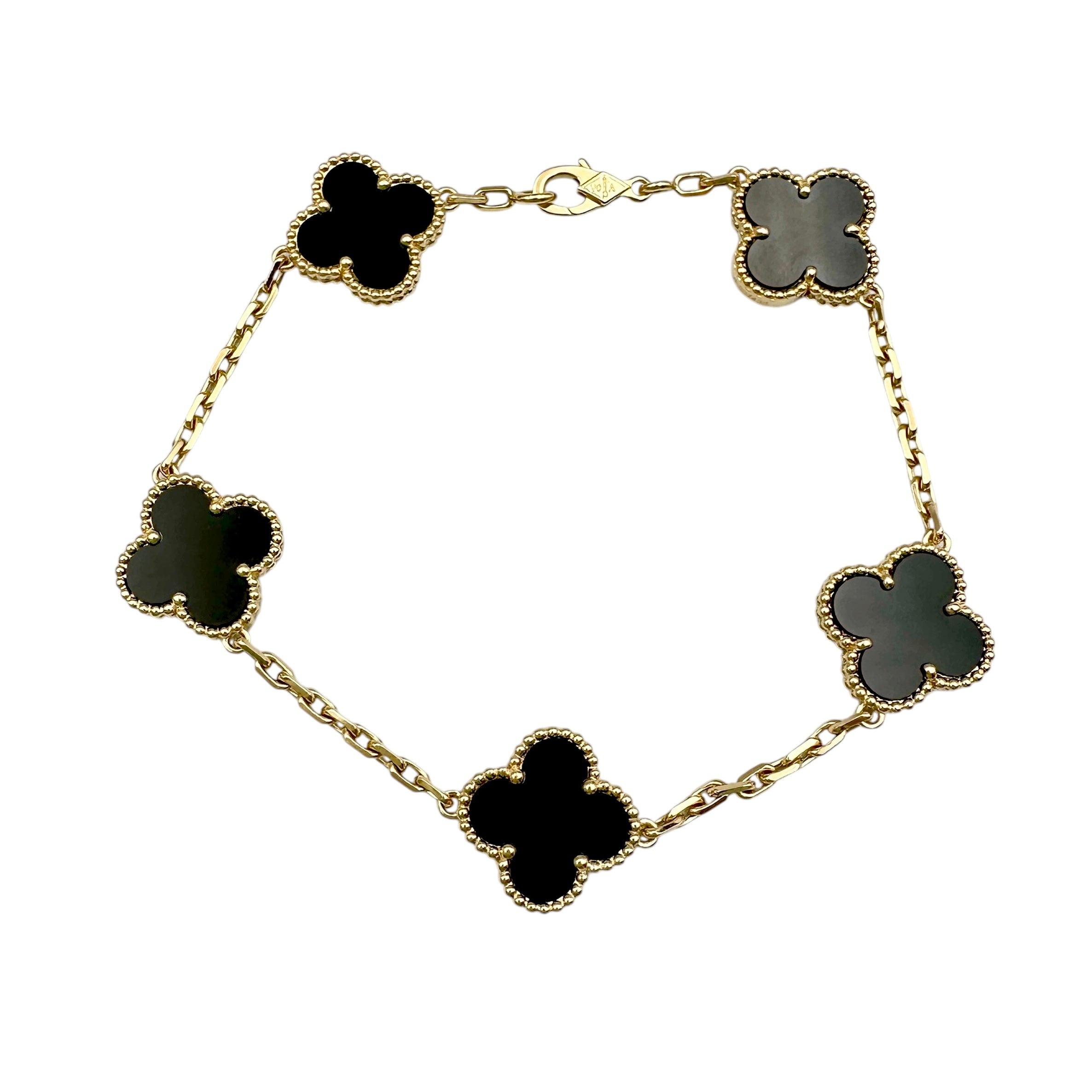 VanCleef & Arpels ヴァンクリーフ&アーペル ヴィンテージアルハンブラ ブレスレット オニキス