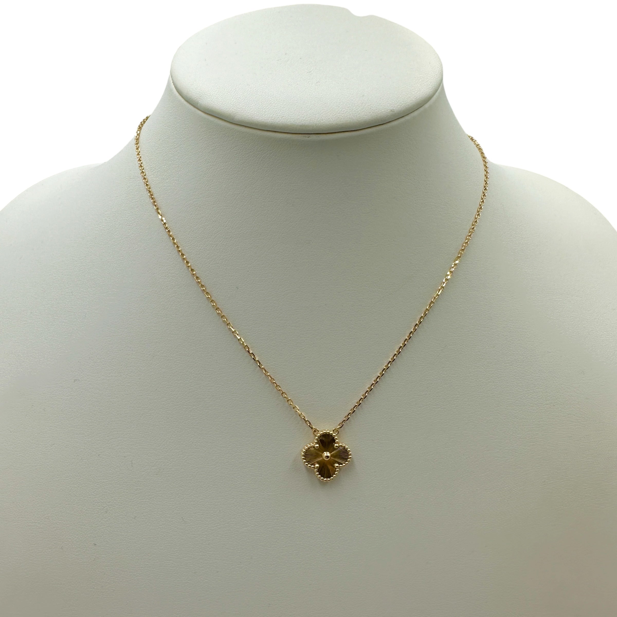 VanCleef & Arpels ヴァンクリーフ&アーペル ヴィンテージアルハンブラ ギヨシェ ネックレス