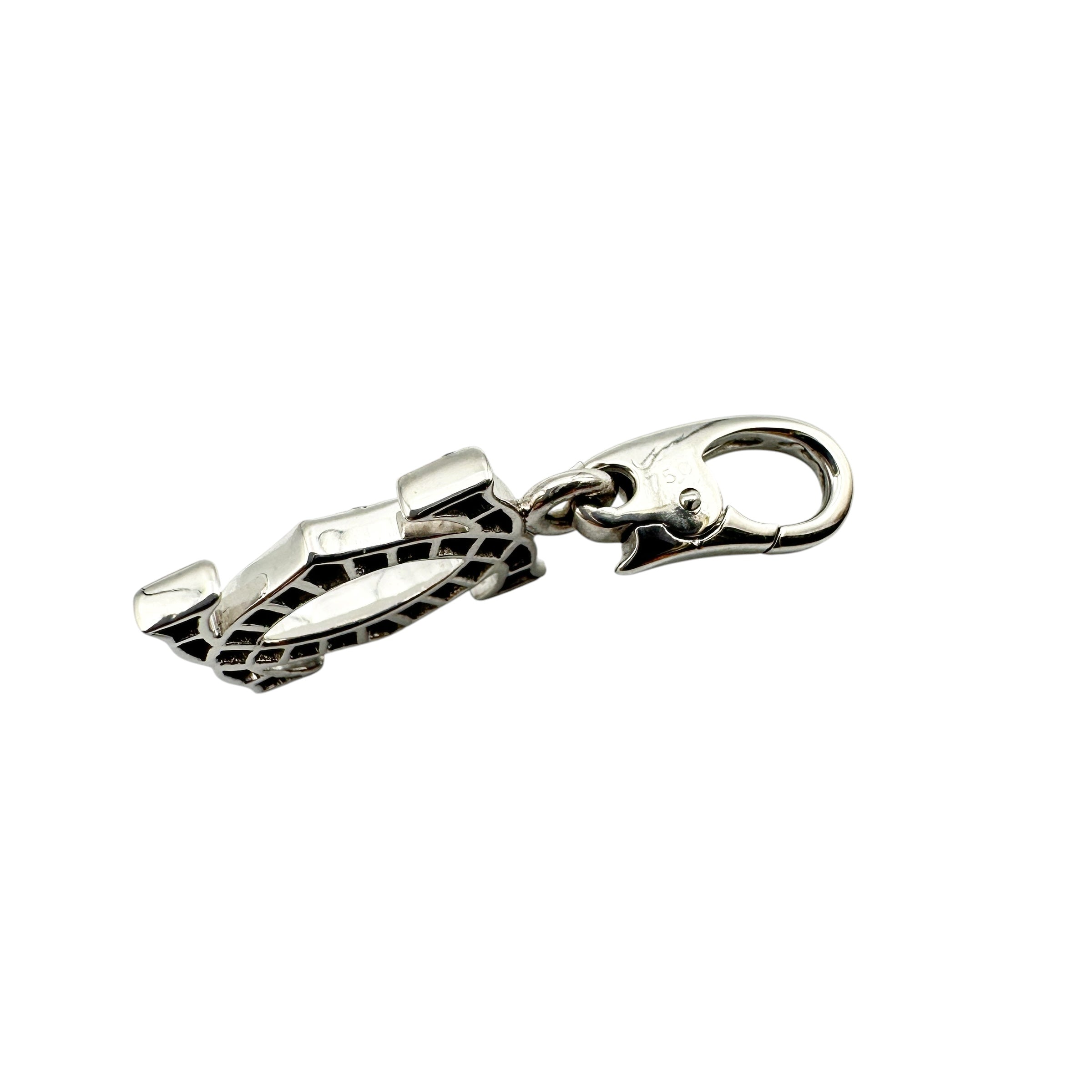 Cartier カルティエ 2Cチャーム ダイヤ K18WG
