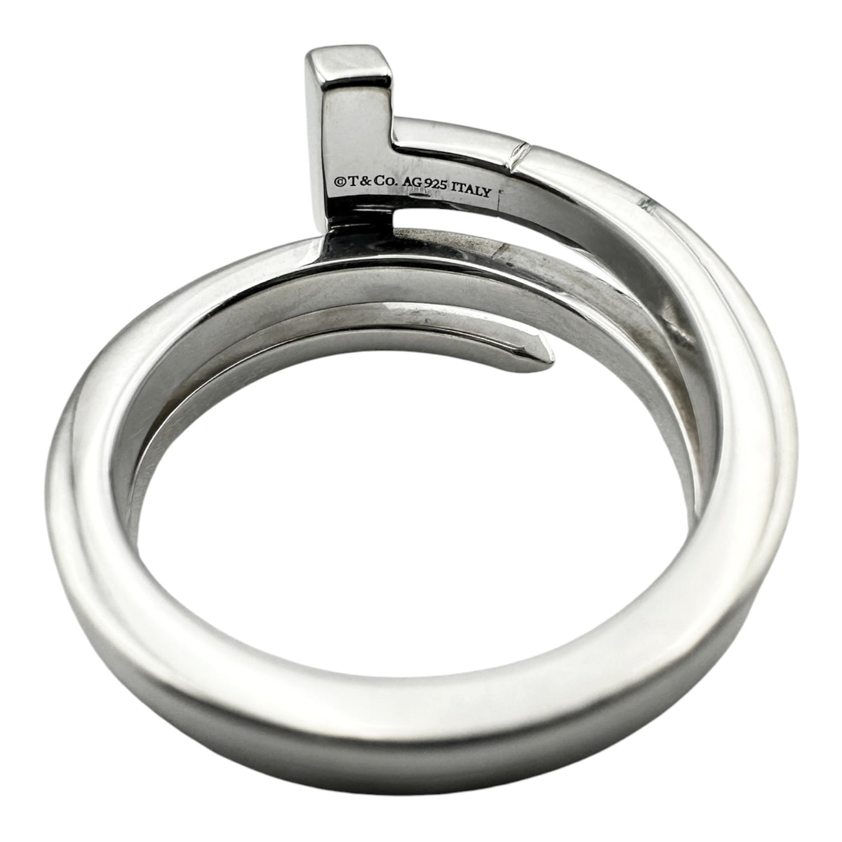 TIFFANY & Co. ティファニー Tスクエアラップ リング SV925