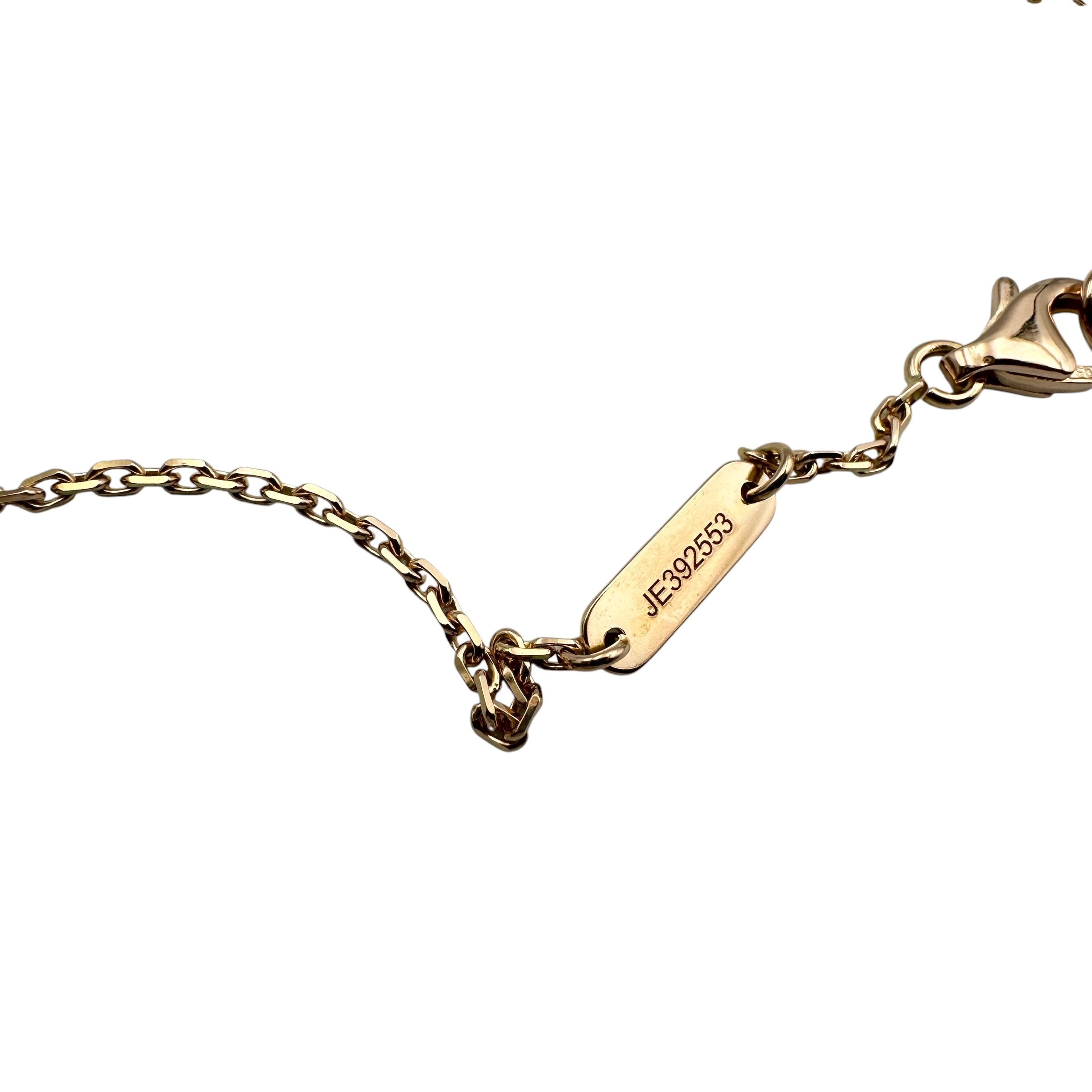 VanCleef & Arpels ヴァンクリーフ&アーペル ヴィンテージアルハンブラ ピンクセーブル ネックレス