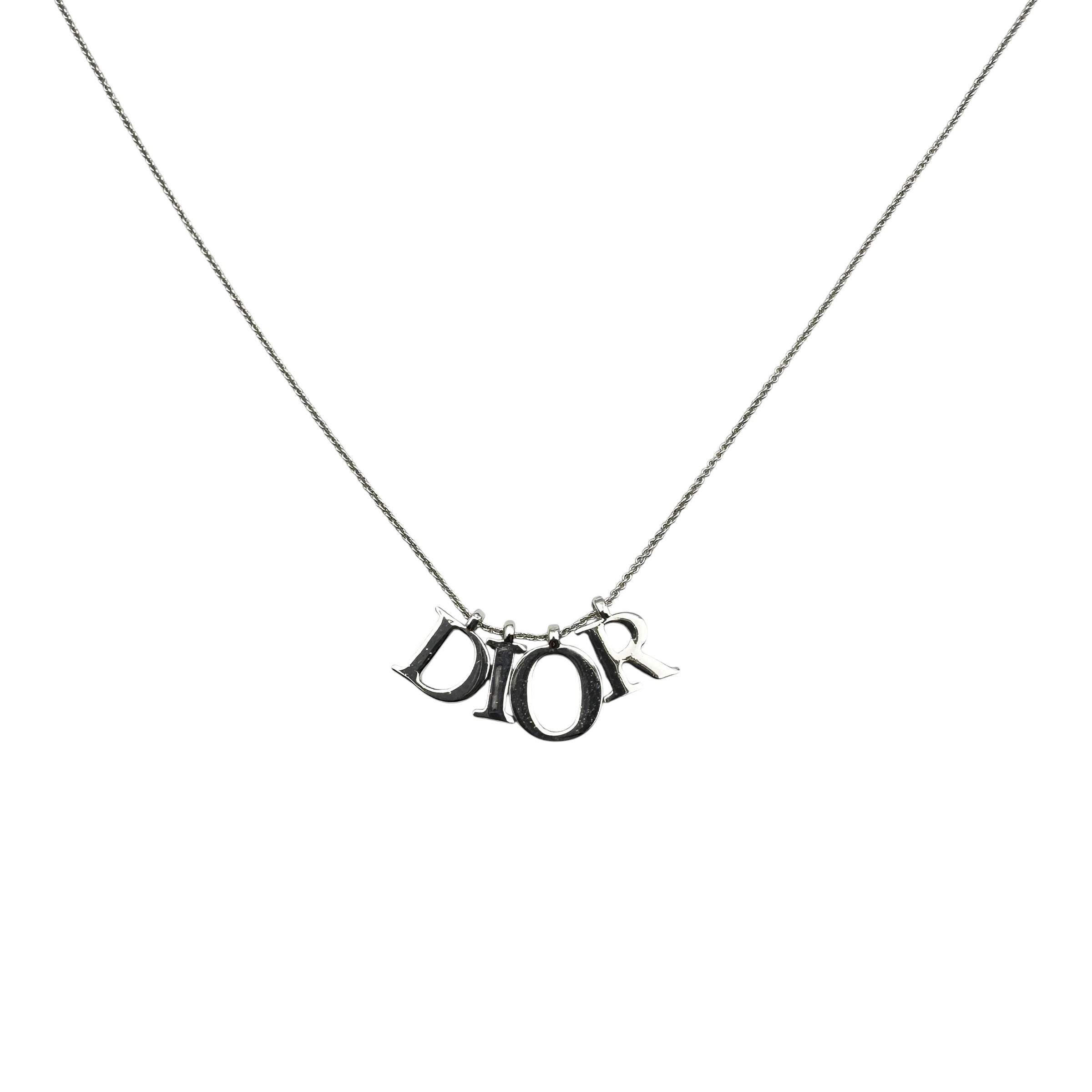 Christian Dior ディオール ネックレス ロゴ