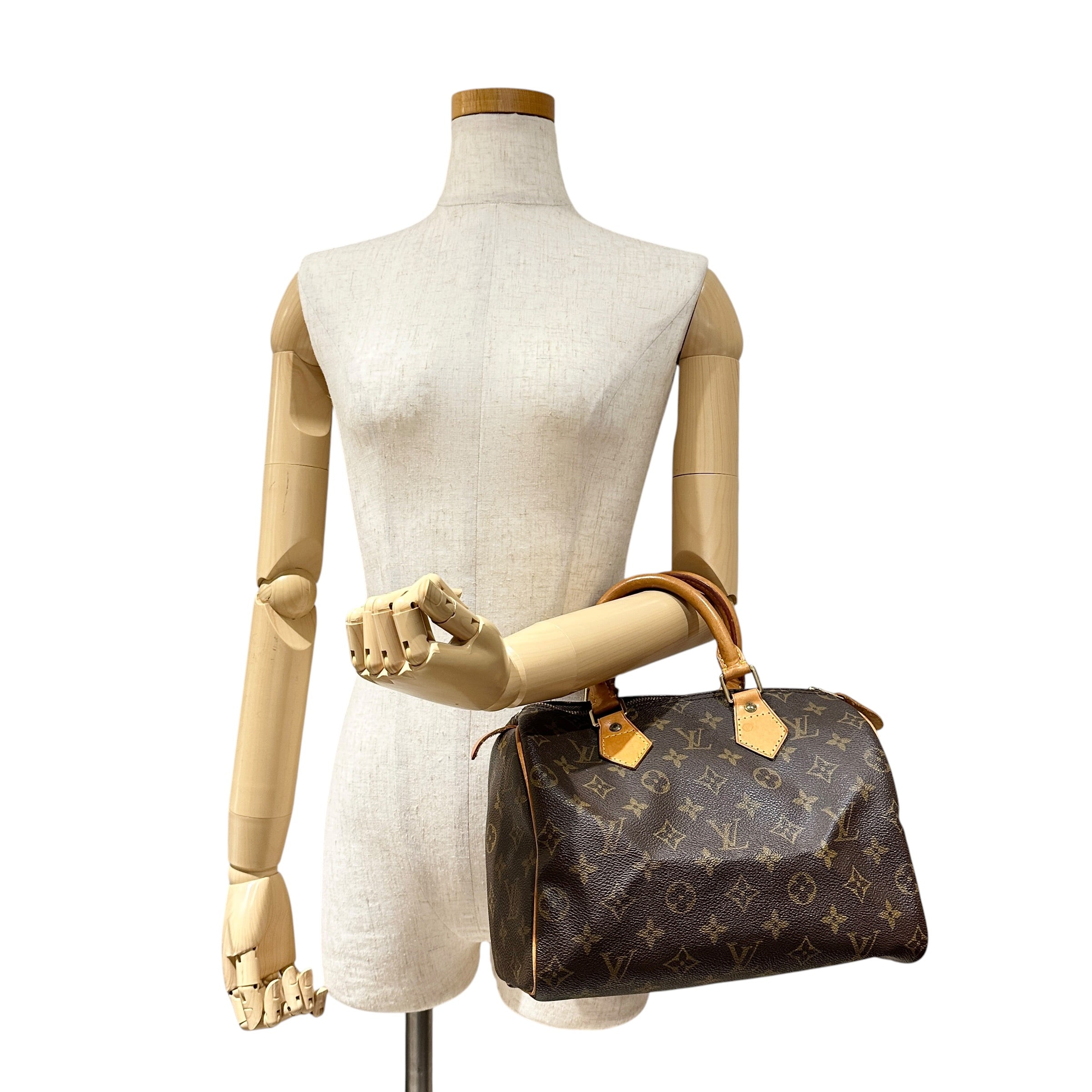 LOUIS VUITTON ルイ・ヴィトン モノグラム スピーディ25 ブラウン