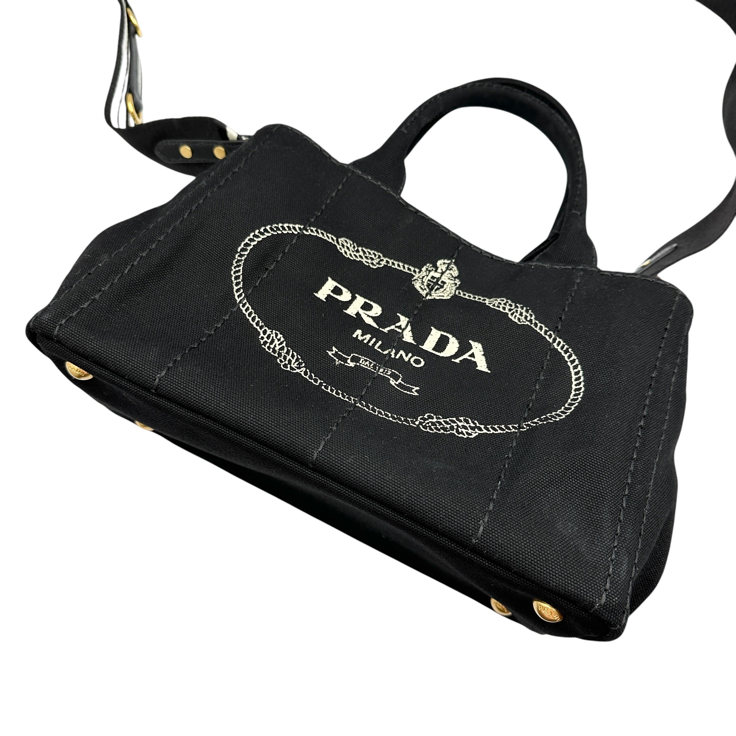 PRADA プラダ カナパ ２wayトートバッグ ブラック