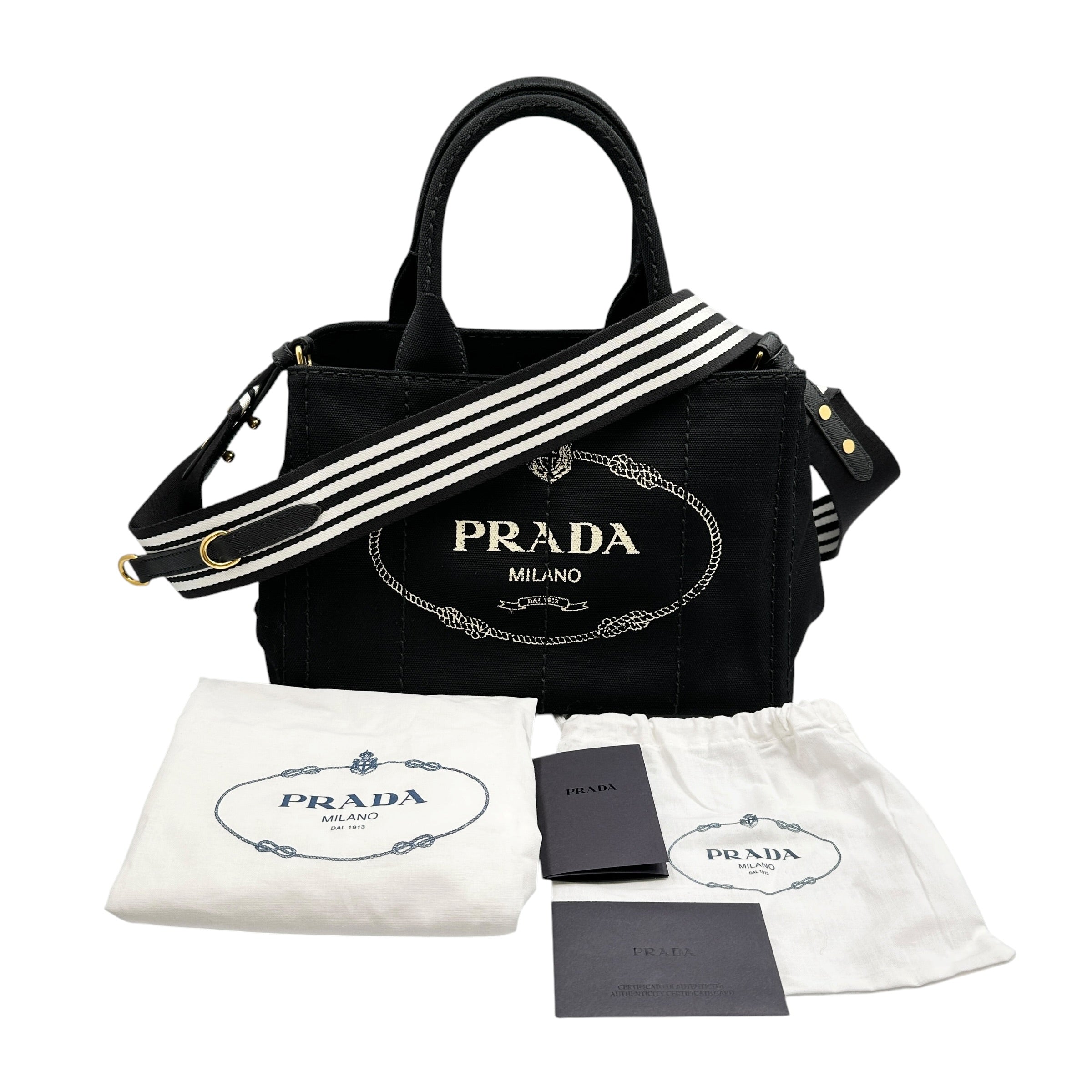 PRADA カナパトート ブラック PRADA プラダ カナパ 2wayトートバッグ ブラック