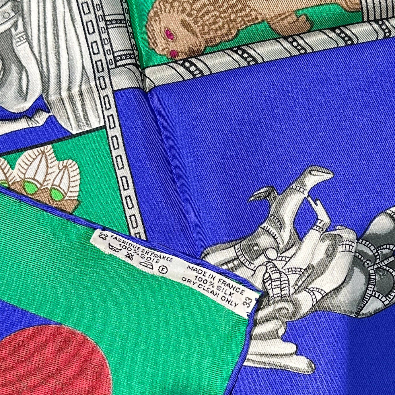 HERMES エルメス カレ90 スカーフ トラナ