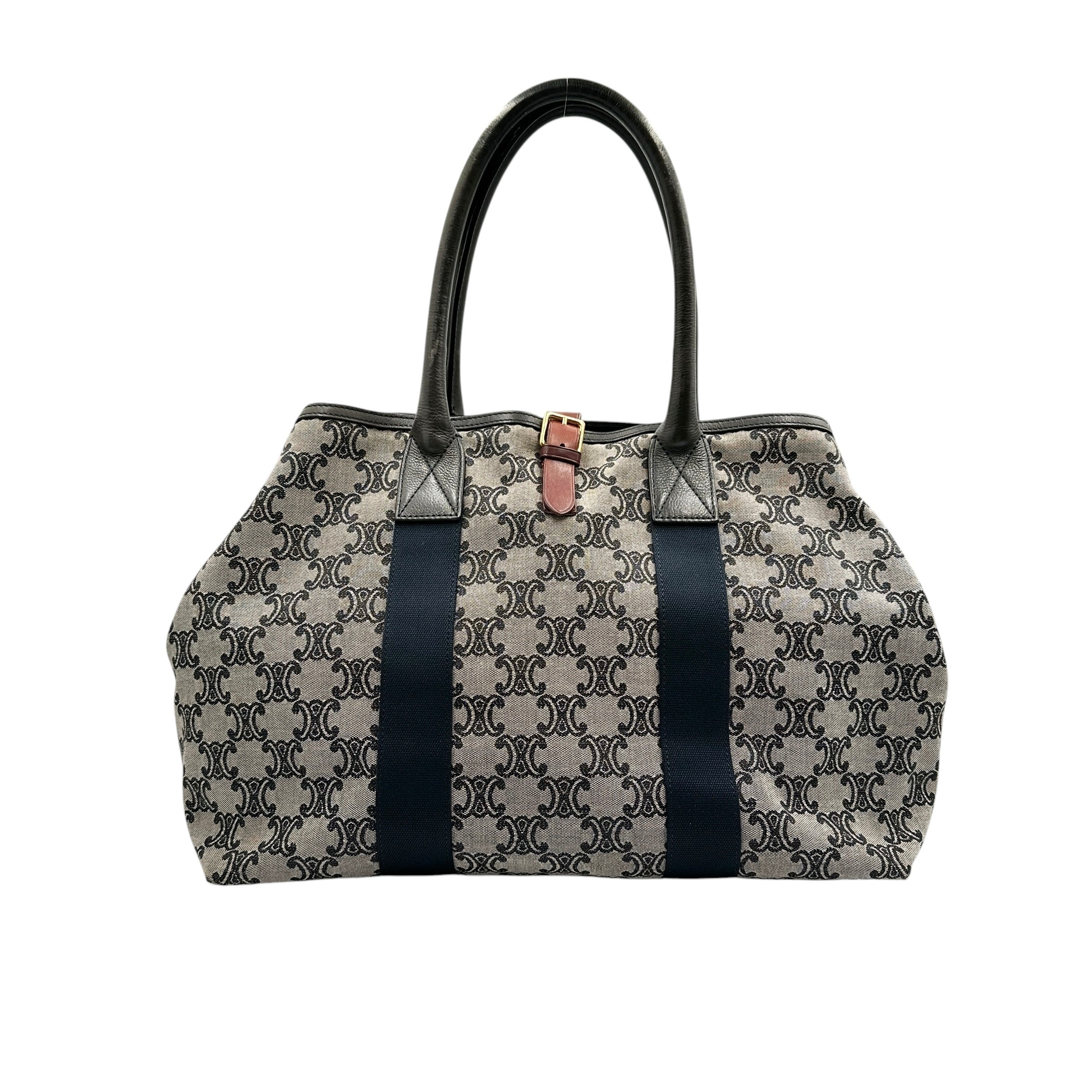 CELINE セリーヌ マカダム キャンバス トートバッグ