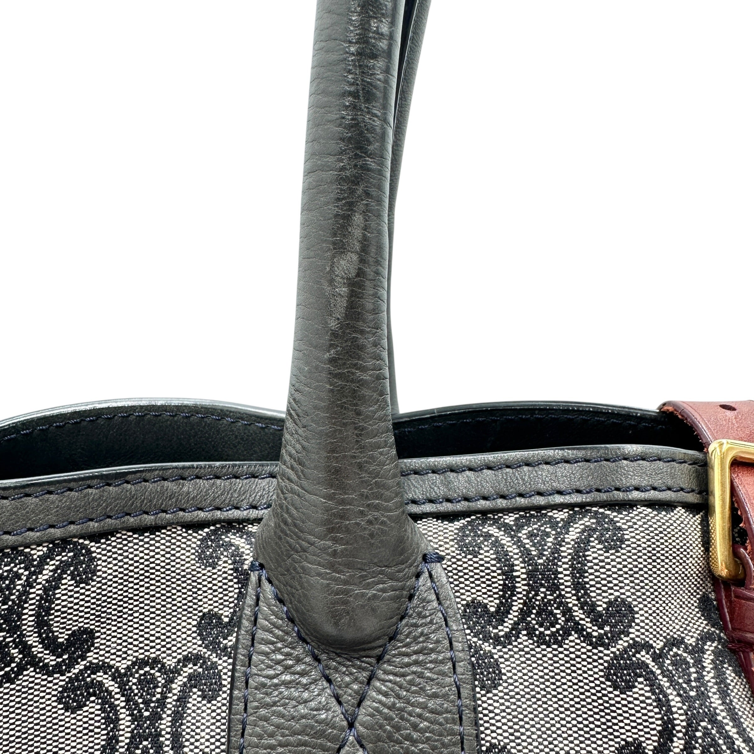 CELINE セリーヌ マカダム キャンバス トートバッグ