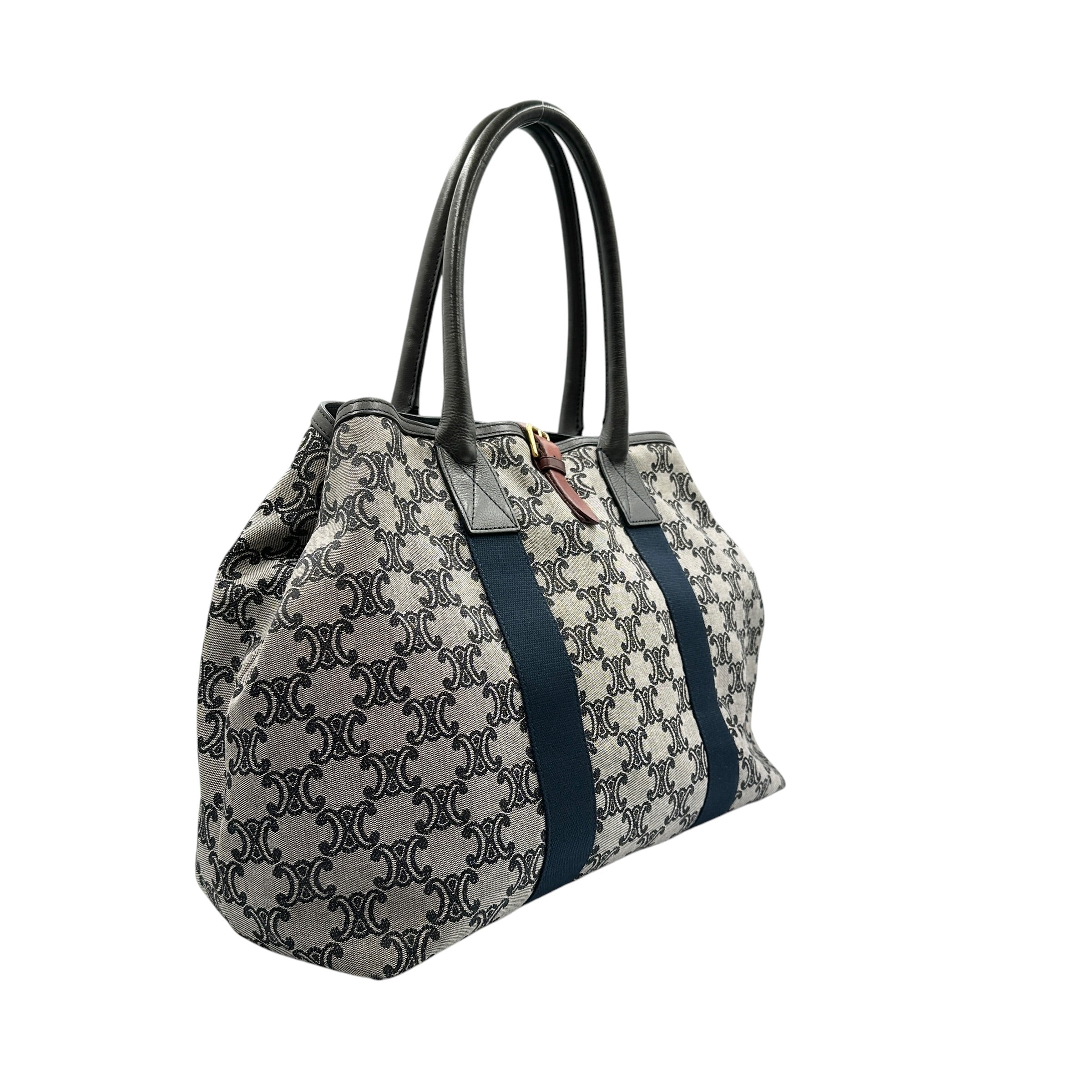 CELINE セリーヌ マカダム キャンバス トートバッグ