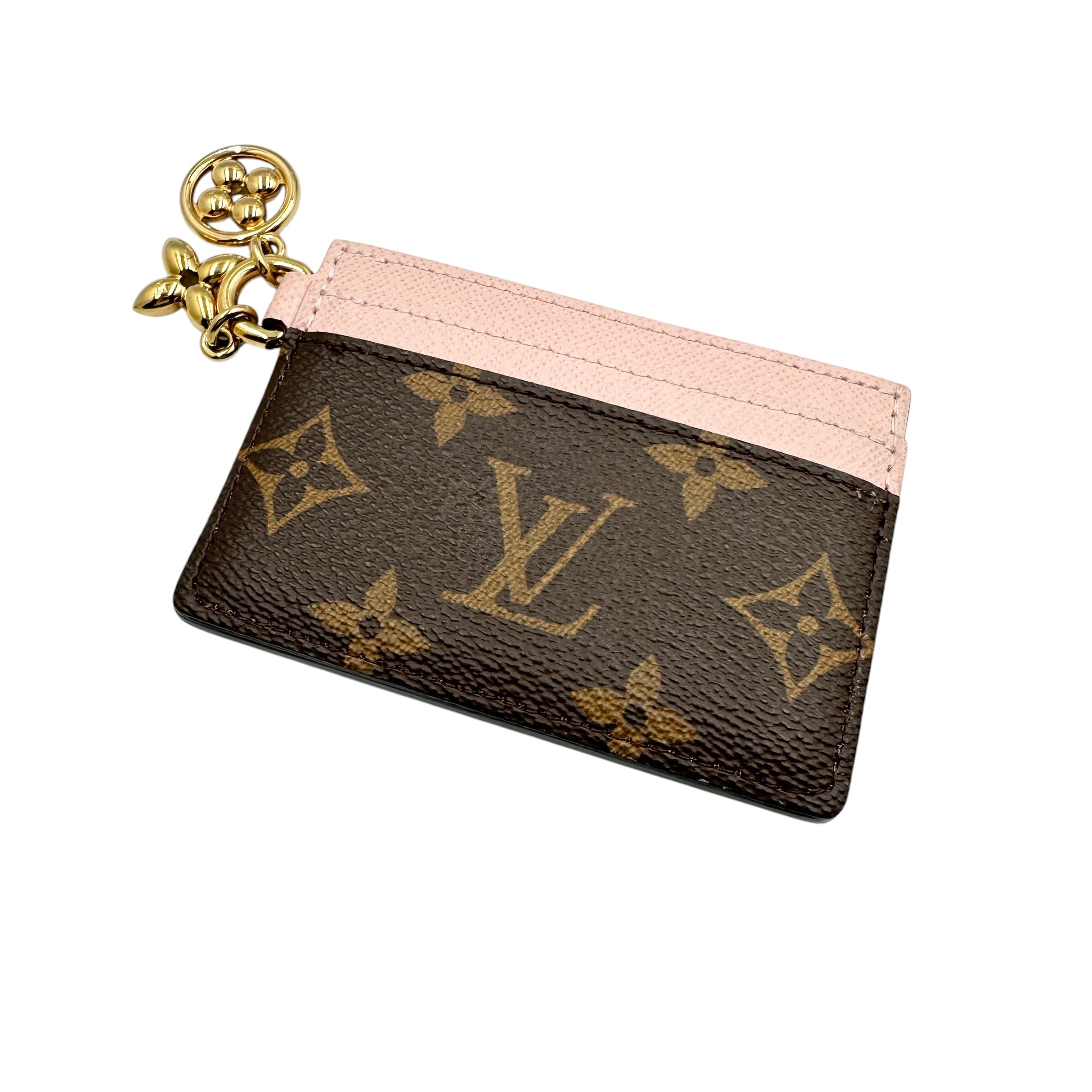 LOUIS VUITTON ルイ・ヴィトン モノグラム M82739 ポルトカルト・ LVチャーム カードケース