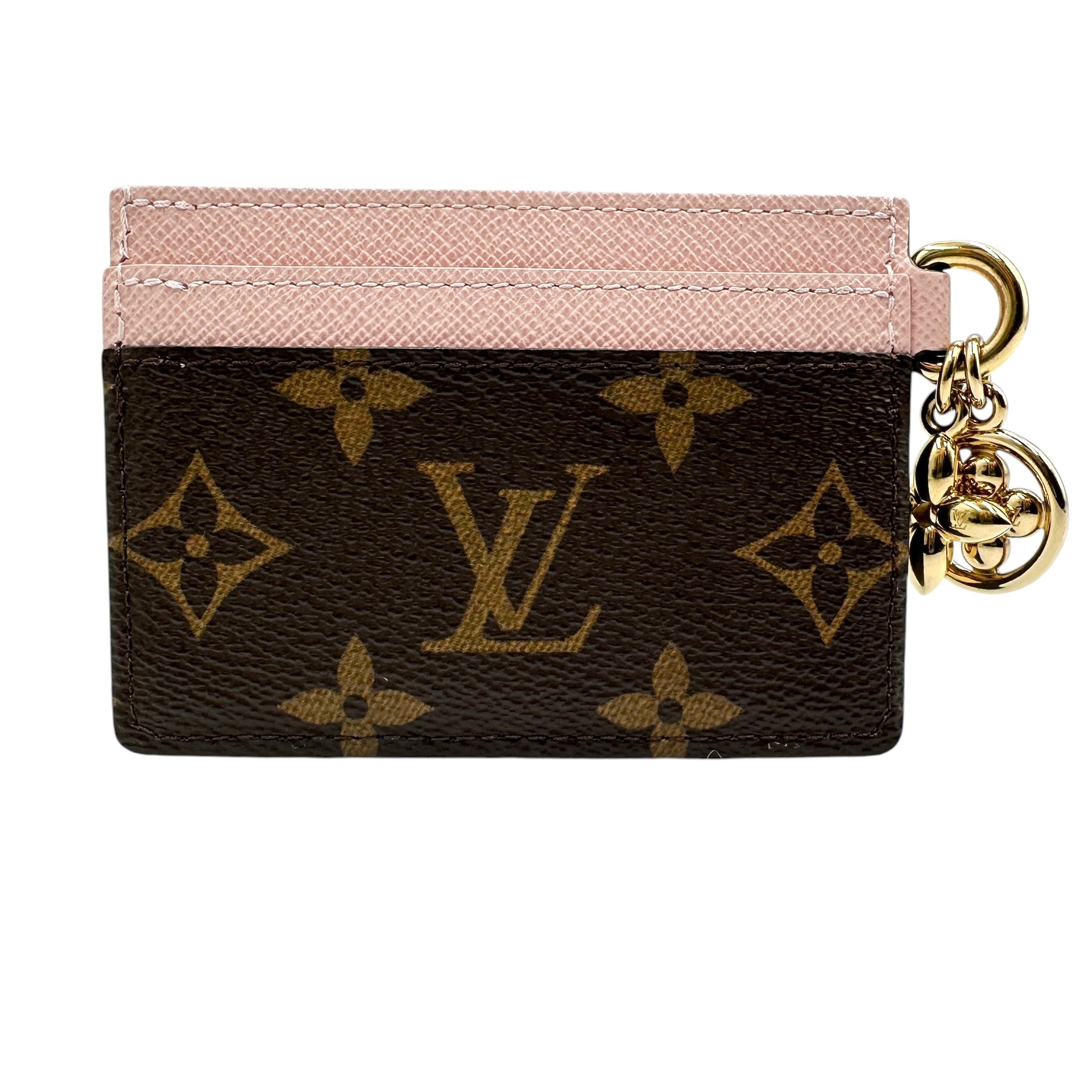LOUIS VUITTON ルイ・ヴィトン モノグラム M82739 ポルトカルト・ LVチャーム カードケース